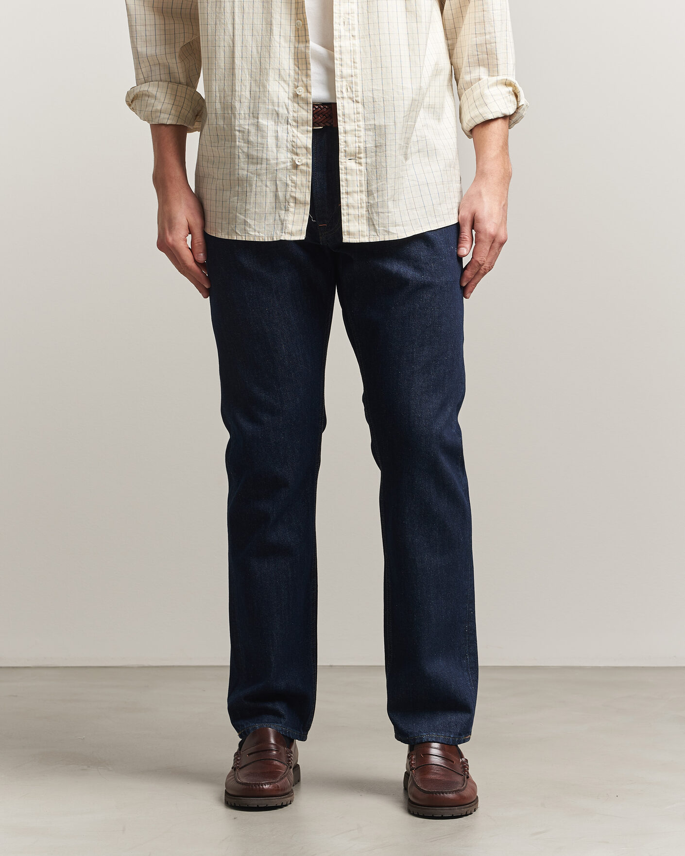 Heren | Broeken | -1 Nordic Denim | Regular Fit Jeans Super Dark