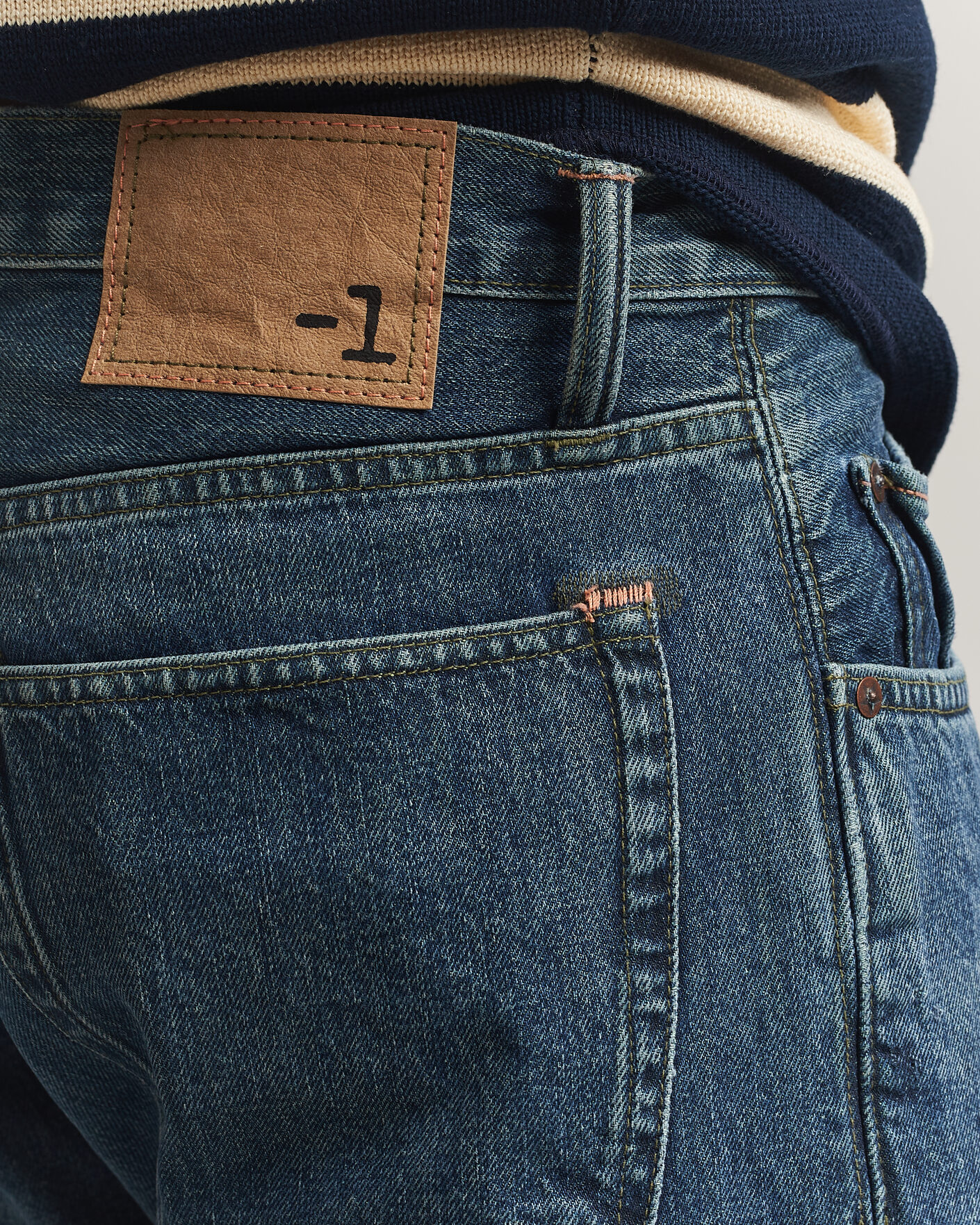 Heren | Broeken | -1 Nordic Denim | Regular Fit Jeans Dark Authentic