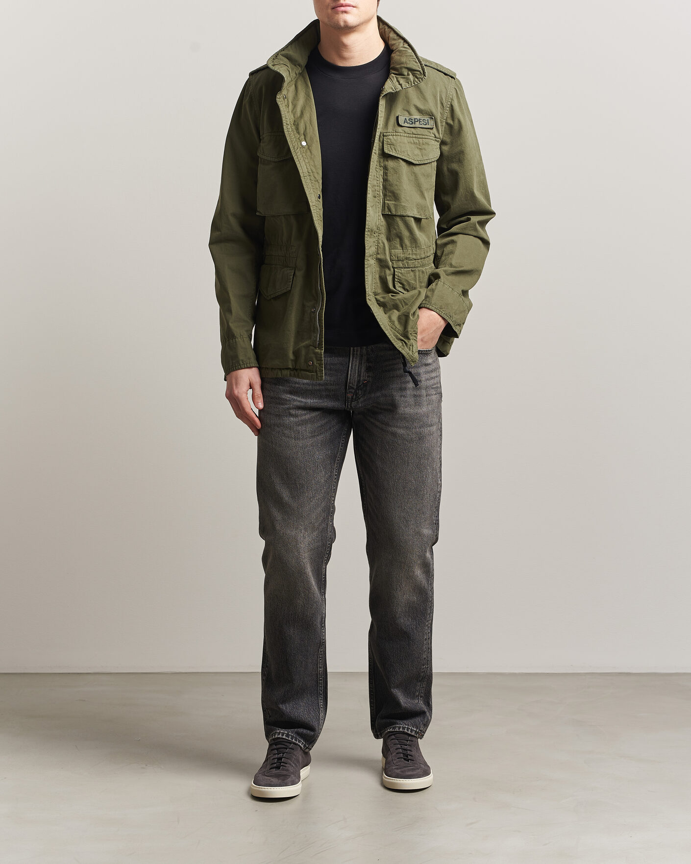 Heren | Broeken | -1 Nordic Denim | Regular Fit Jeans Thunderstorm Black Clean