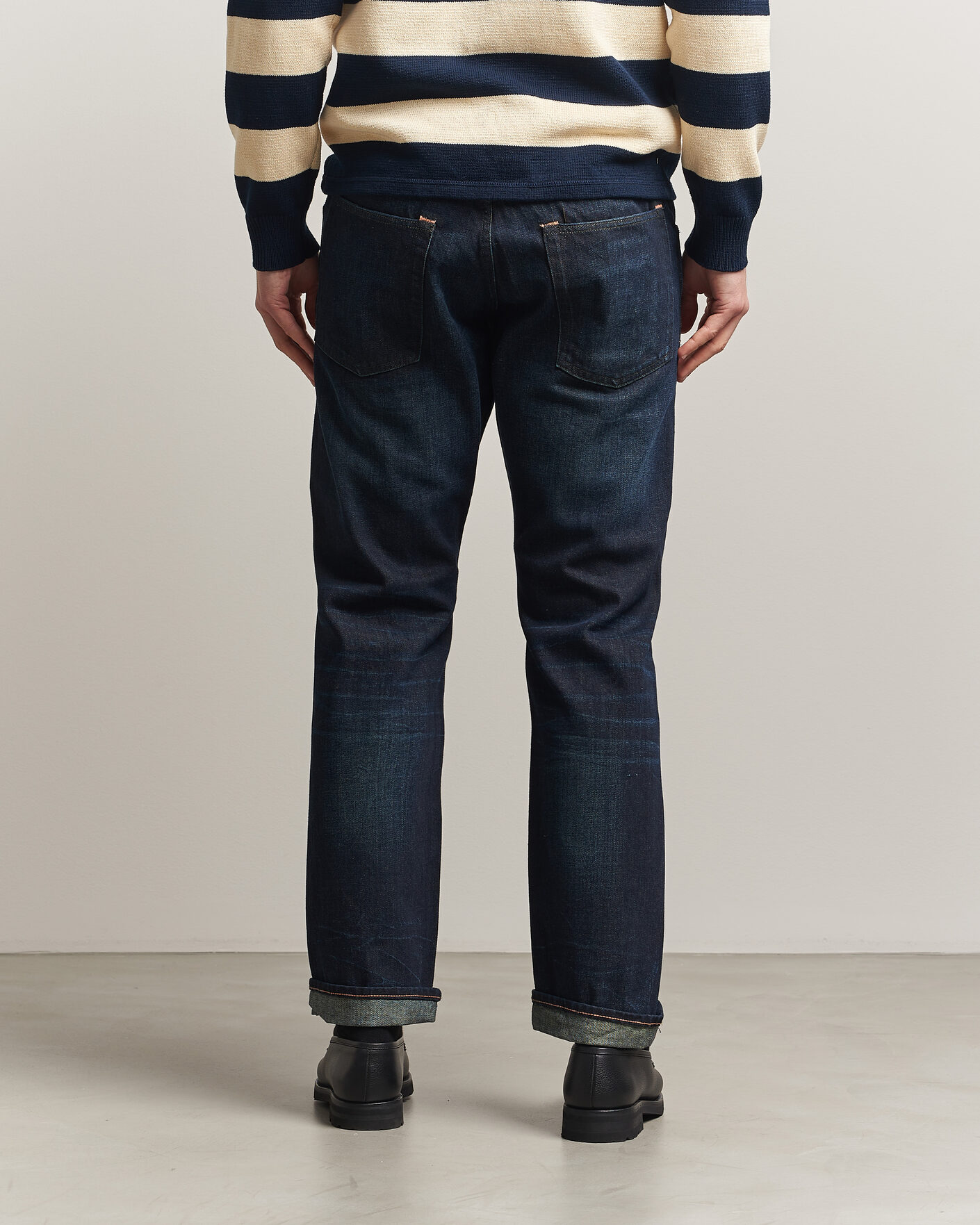 Heren | Jeans | -1 Nordic Denim | Regular Fit Selvedge Jeans Connoisseur Blue