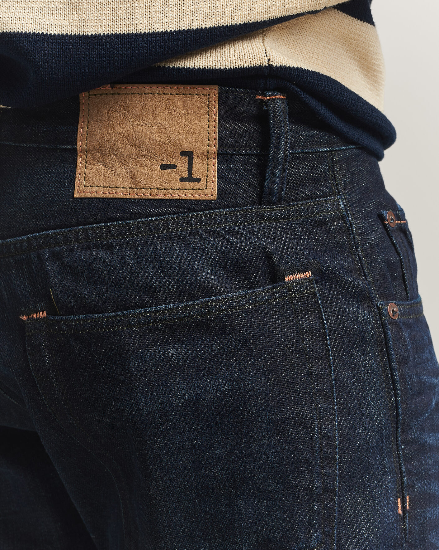 Heren | Jeans | -1 Nordic Denim | Regular Fit Selvedge Jeans Connoisseur Blue