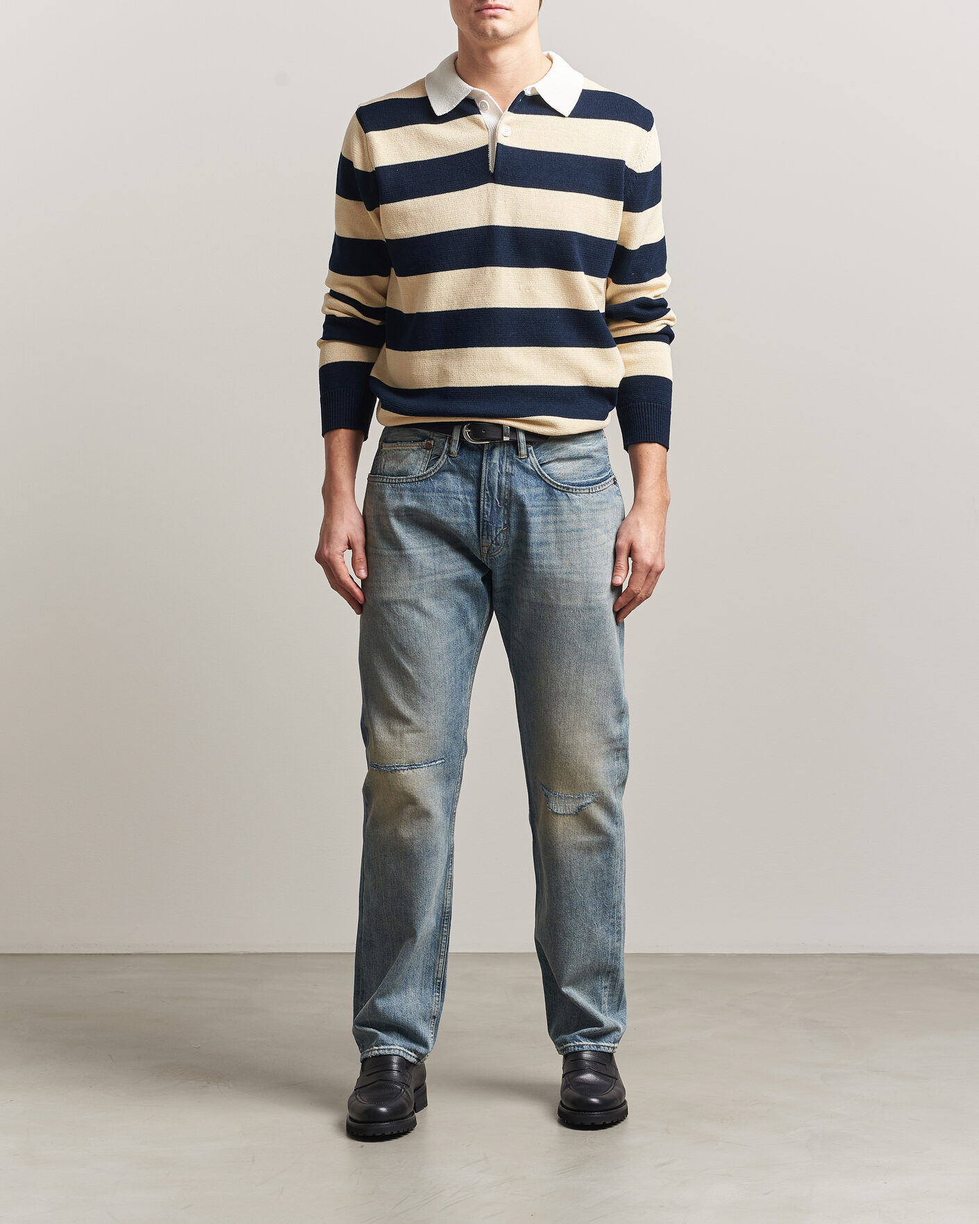 Heren | Jeans | -1 Nordic Denim | Regular Fit Selvedge Jeans Summer Breeze
