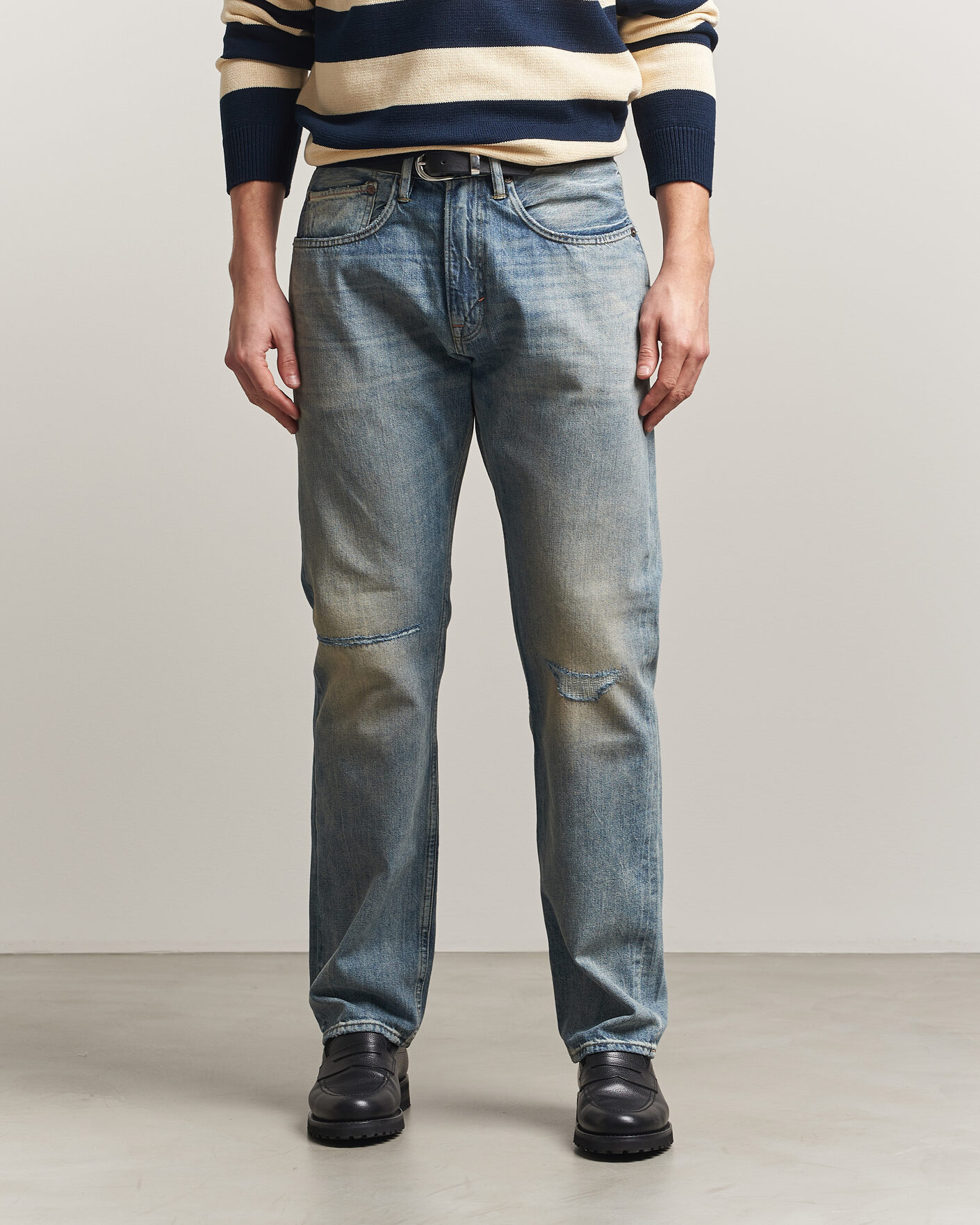 Heren | Broeken | -1 Nordic Denim | Regular Fit Selvedge Jeans Summer Breeze