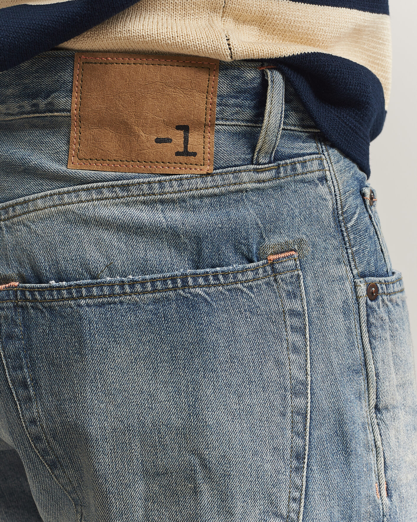 Heren | Jeans | -1 Nordic Denim | Regular Fit Selvedge Jeans Summer Breeze