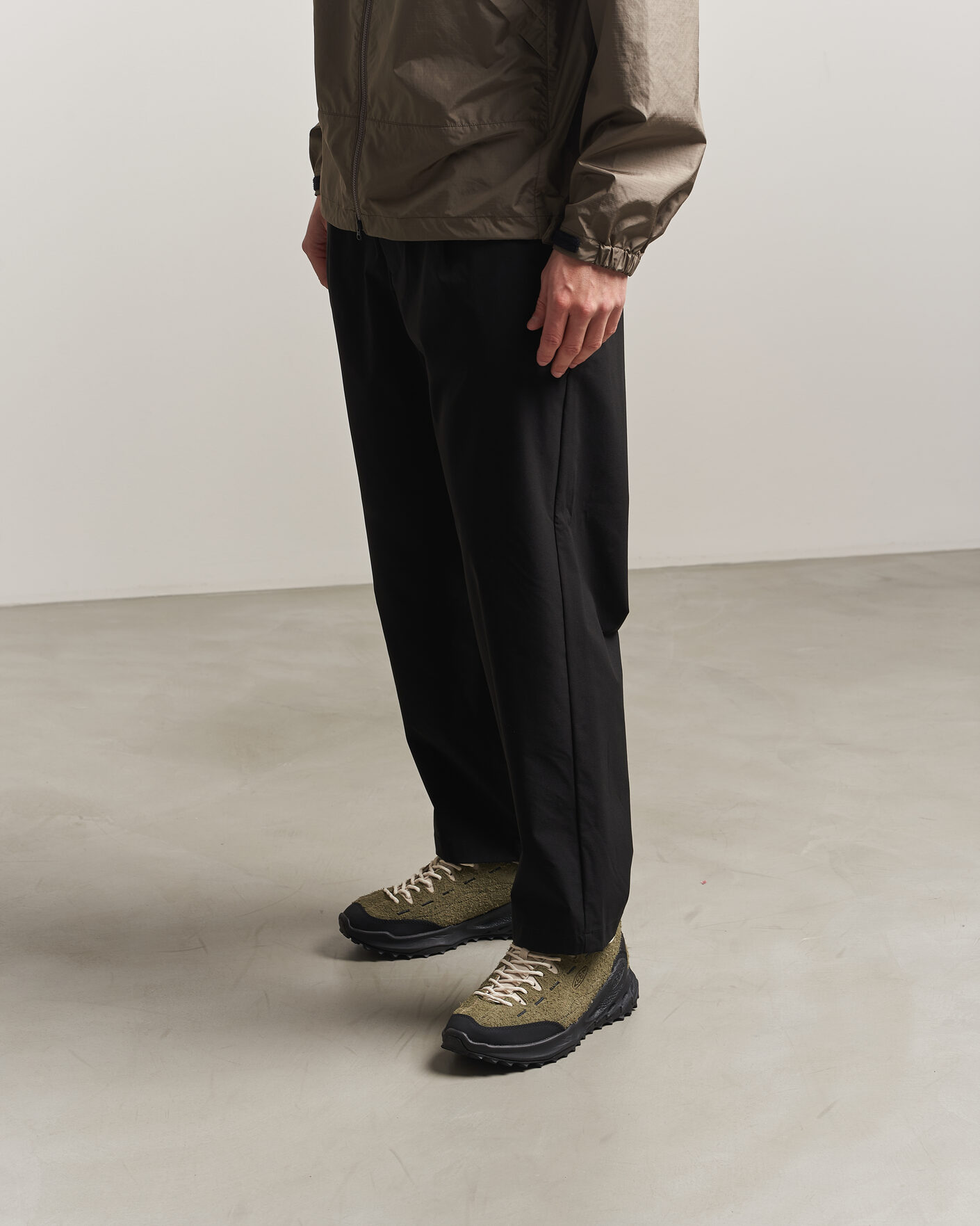 Heren | Trail sneakers | KEEN | Jasper Zionic Suede Sneaker Dark Olive