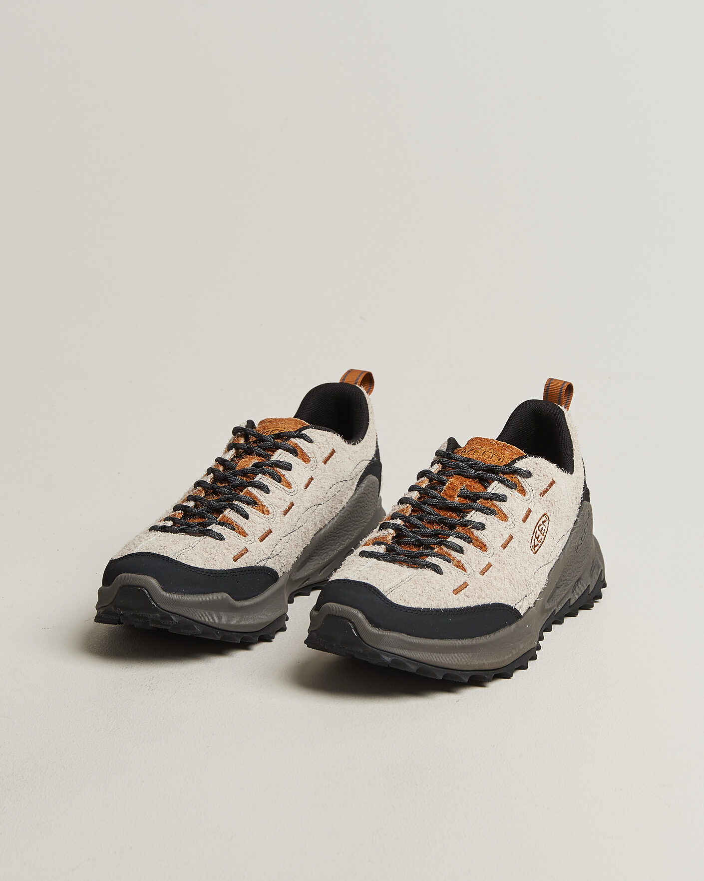 Heren | Trail sneakers | KEEN | Jasper Zionic Suede Sneaker Maple