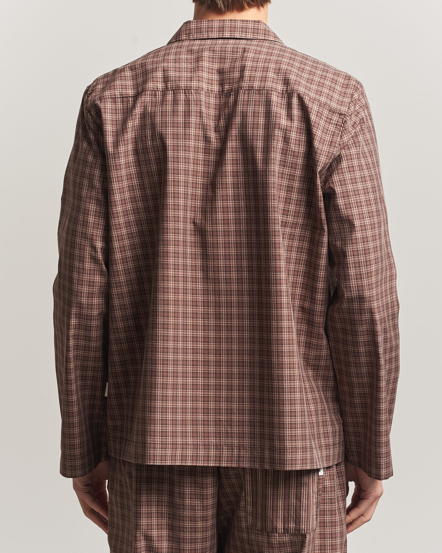 Heren | Pyjama's en gewaden | Tekla | Fine Twill Pyjama Shirt Serra Checks