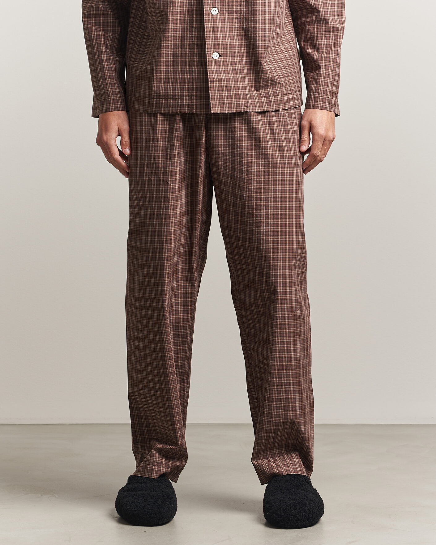 Heren | Pyjama's en gewaden | Tekla | Fine Twill Pyjama Pants Serra Checks