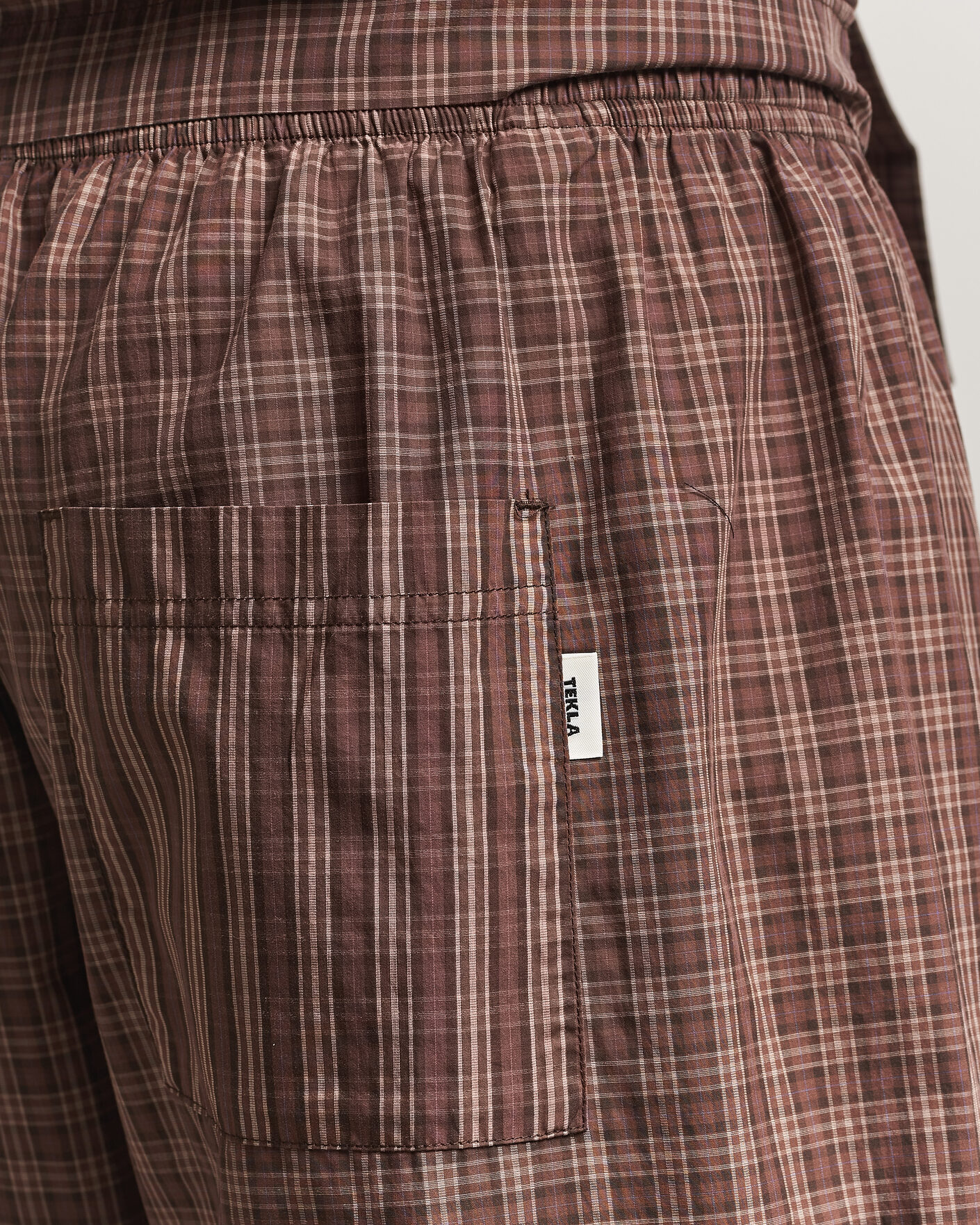 Heren | Pyjama's en gewaden | Tekla | Fine Twill Pyjama Pants Serra Checks
