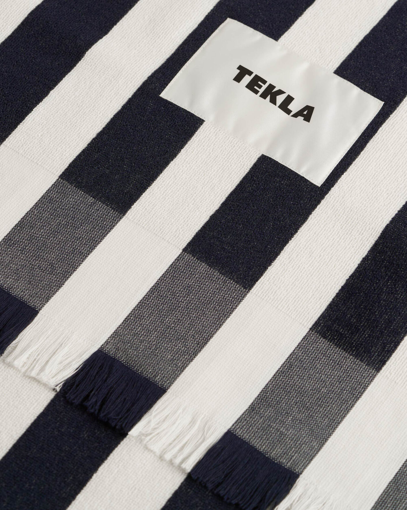 Heren | Stoffen | Tekla | Organic Terry Beach Towel Cala Stripes