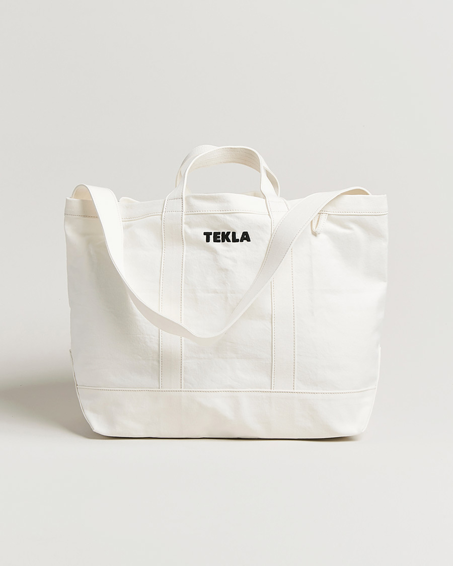 Heren | Tassen | Tekla | Beach Bag Ivory