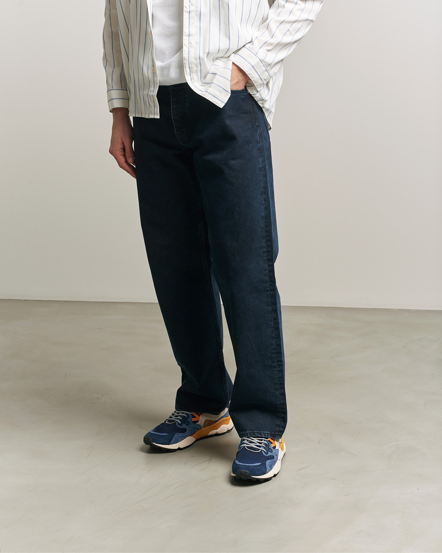 Heren | Sneakers | Flower Mountain | Yamano 3 Suede/Nylon Sneaker Dark Blue