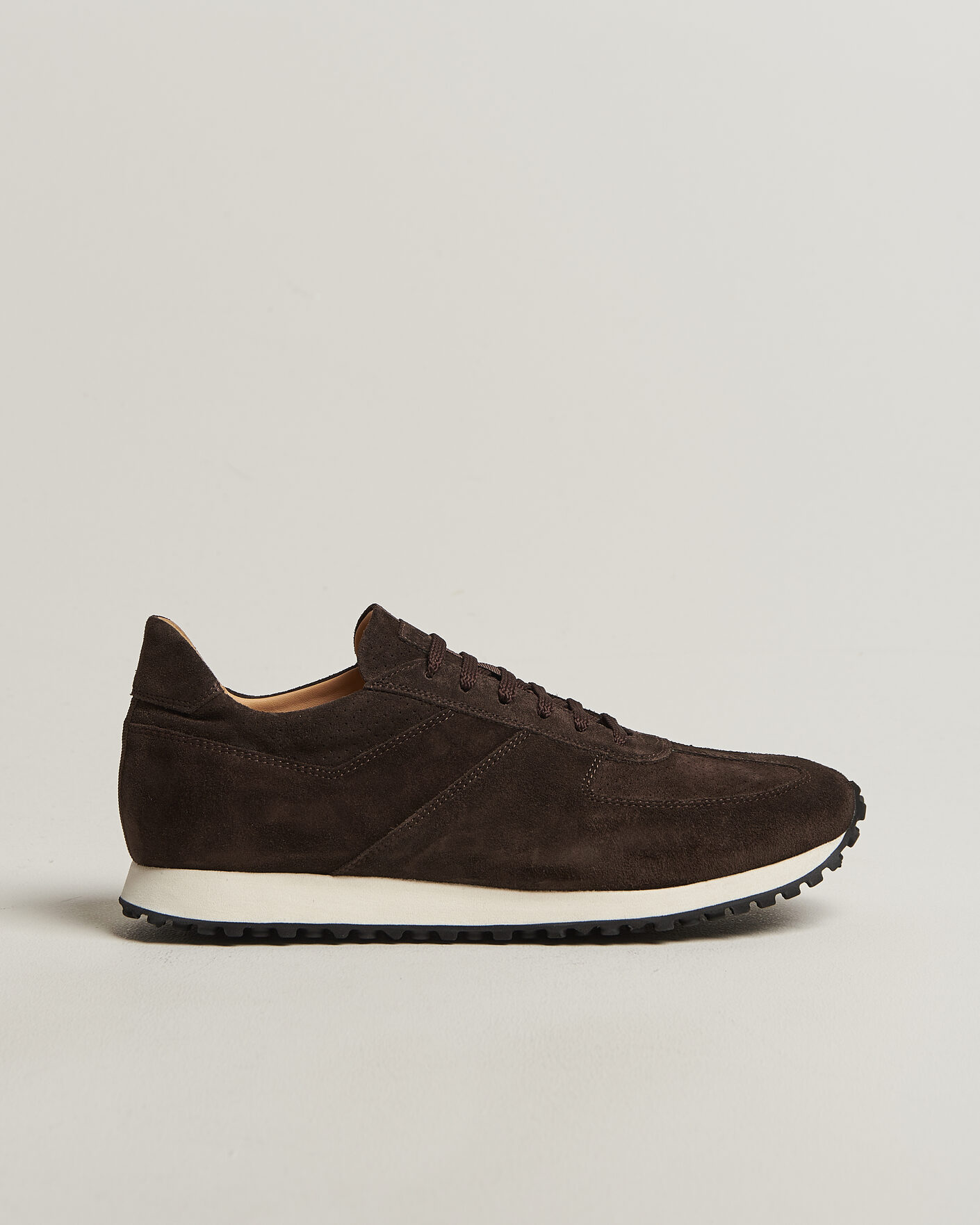 Heren | Sneakers | CQP | Stride Suede Runner Dark Brown