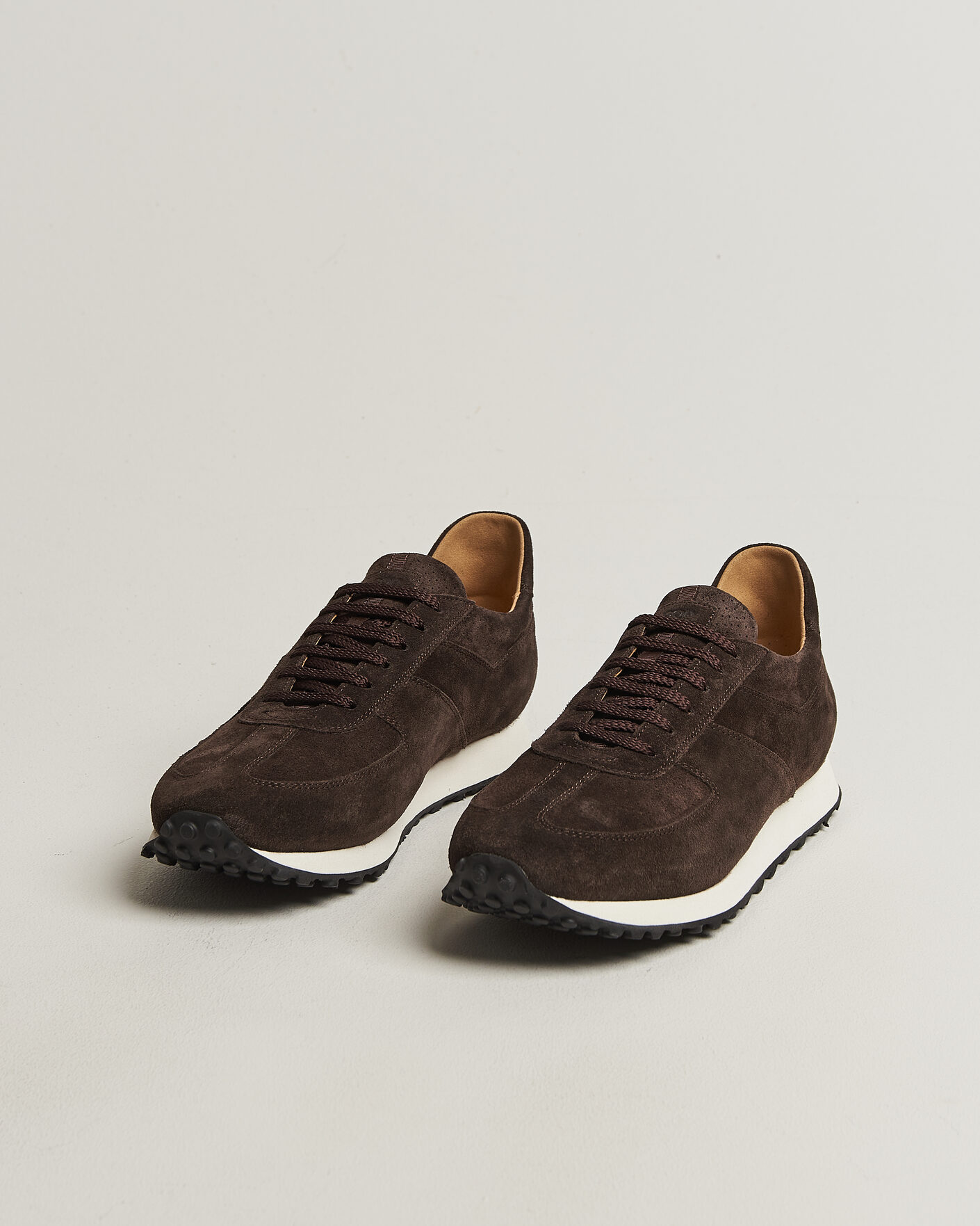 Heren | Sneakers | CQP | Stride Suede Runner Dark Brown