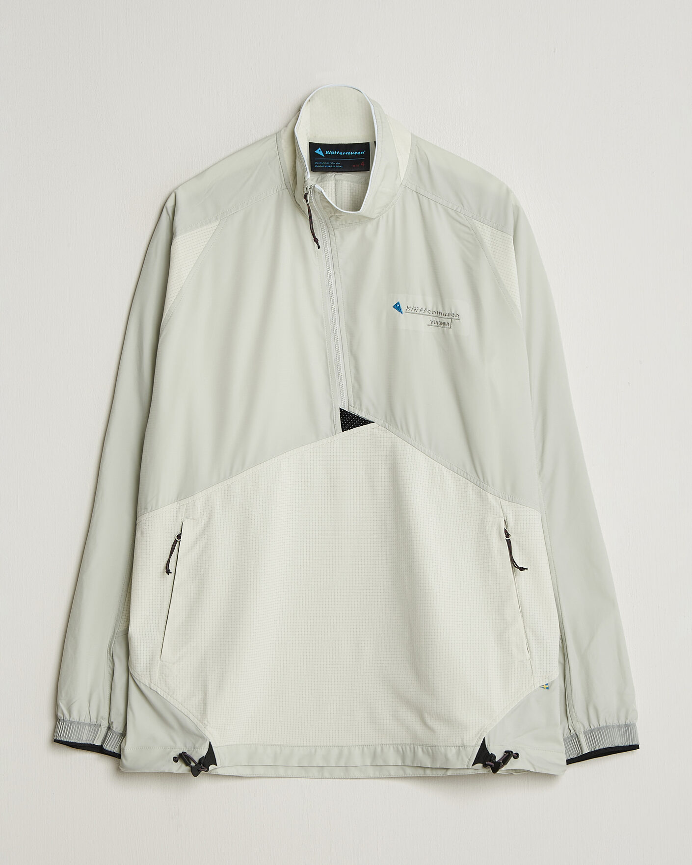 Heren | Jassen | Klättermusen | Vingner Anorak Mercury Blue/Cristal Gree