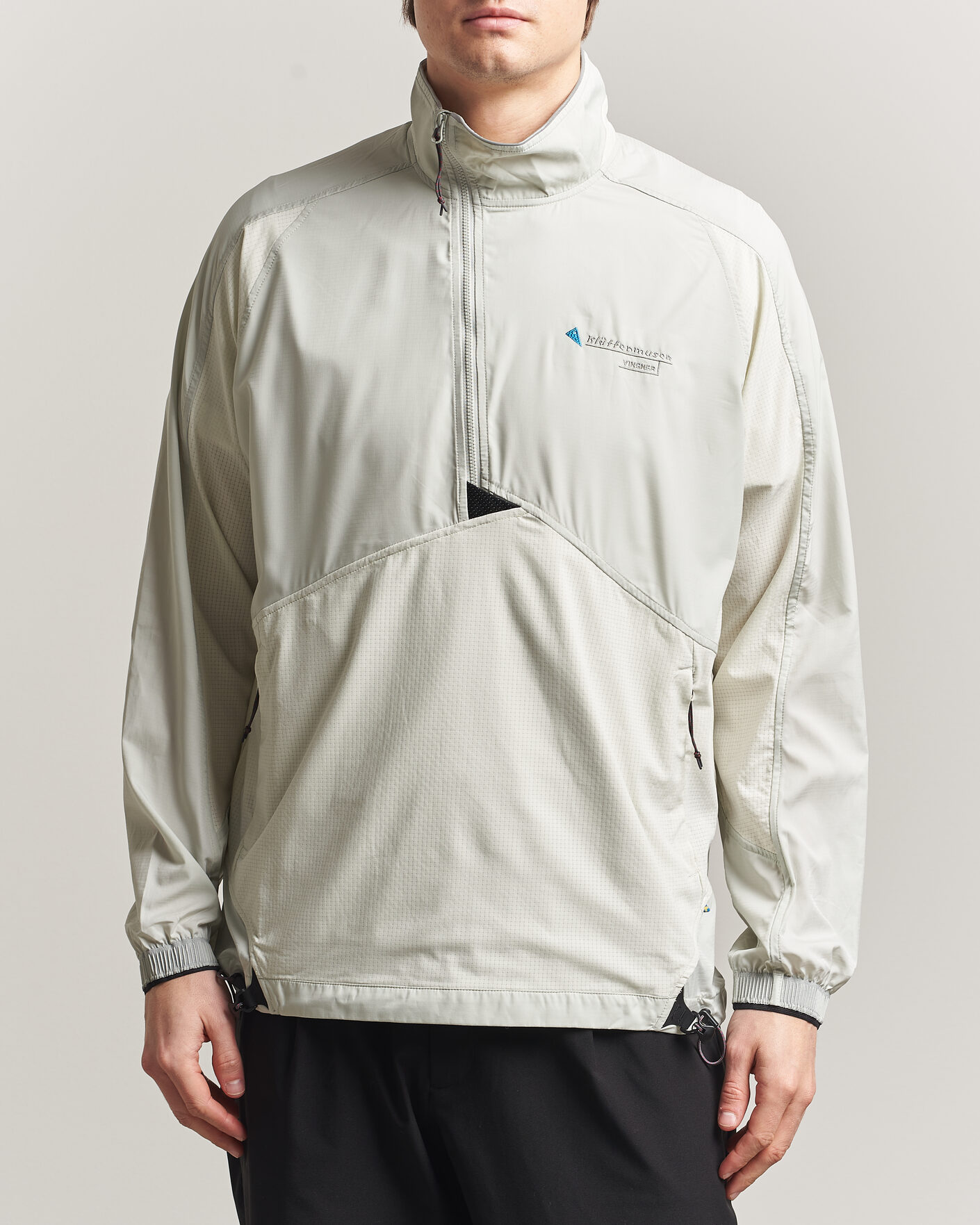 Heren | Jassen | Klättermusen | Vingner Anorak Mercury Blue/Cristal Gree