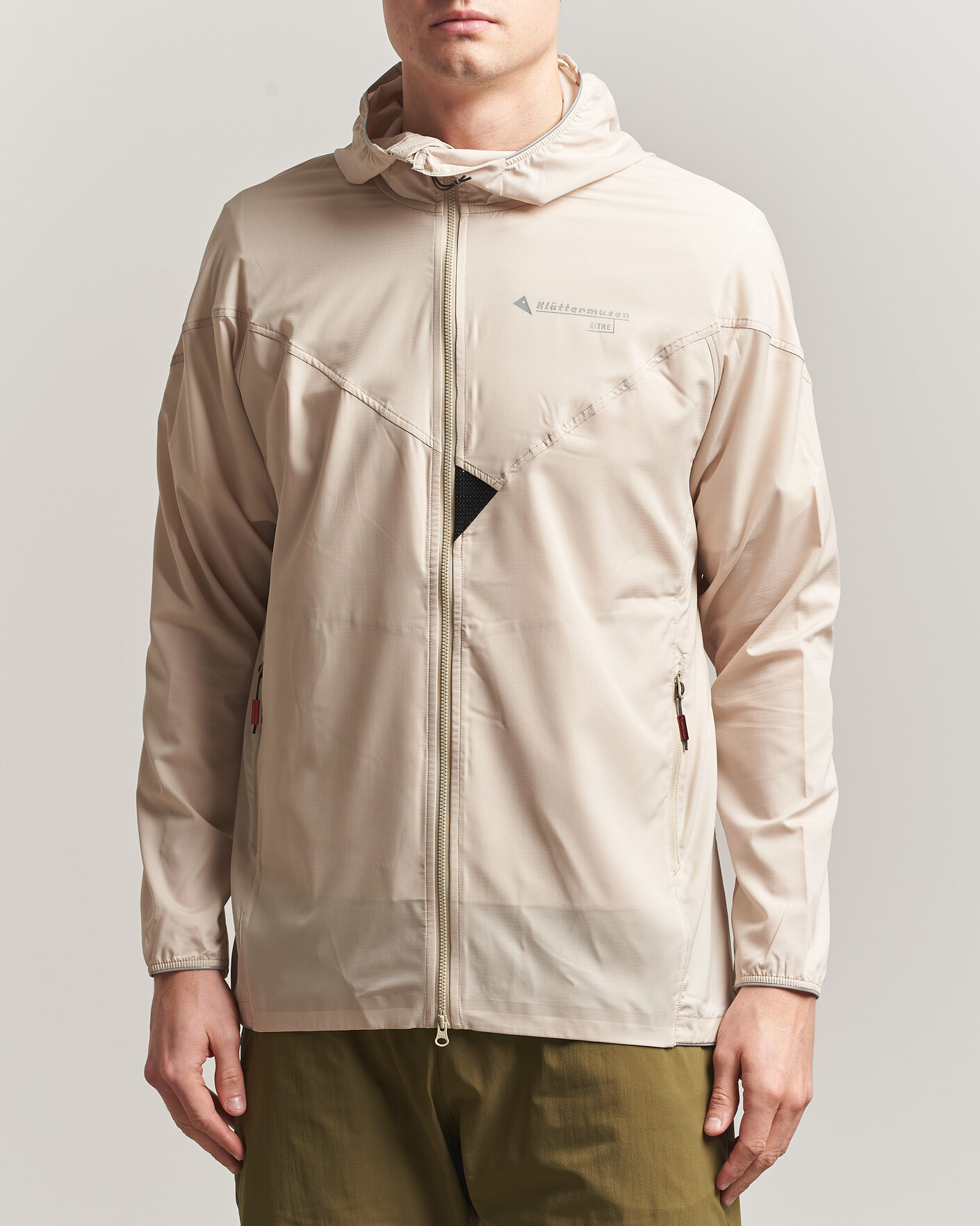 Heren | Jassen | Klättermusen | Eitre Zip Hood Windbreaker Jacket Clay