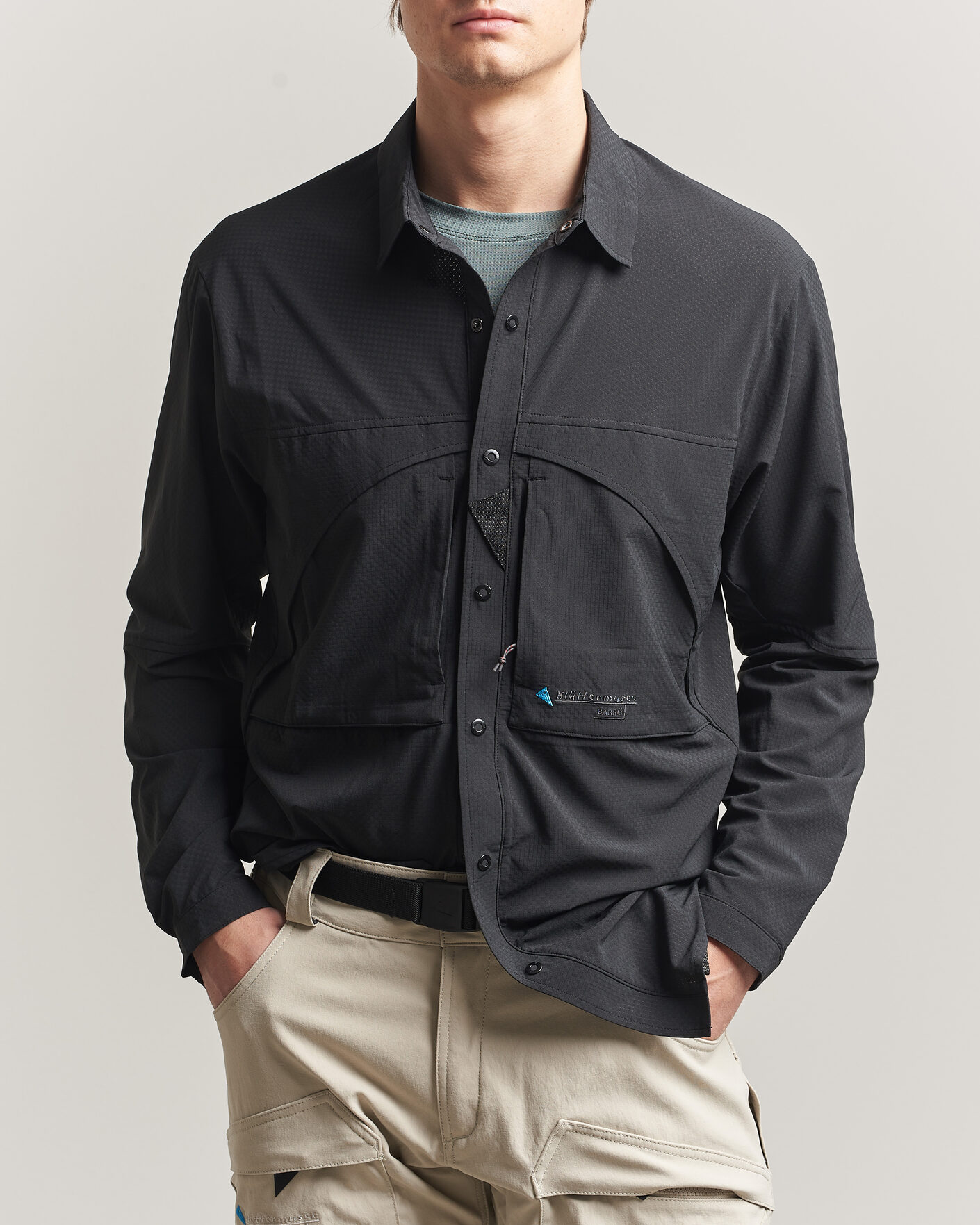 Heren | Truien | Klättermusen | Bärrö Function Shirt Black