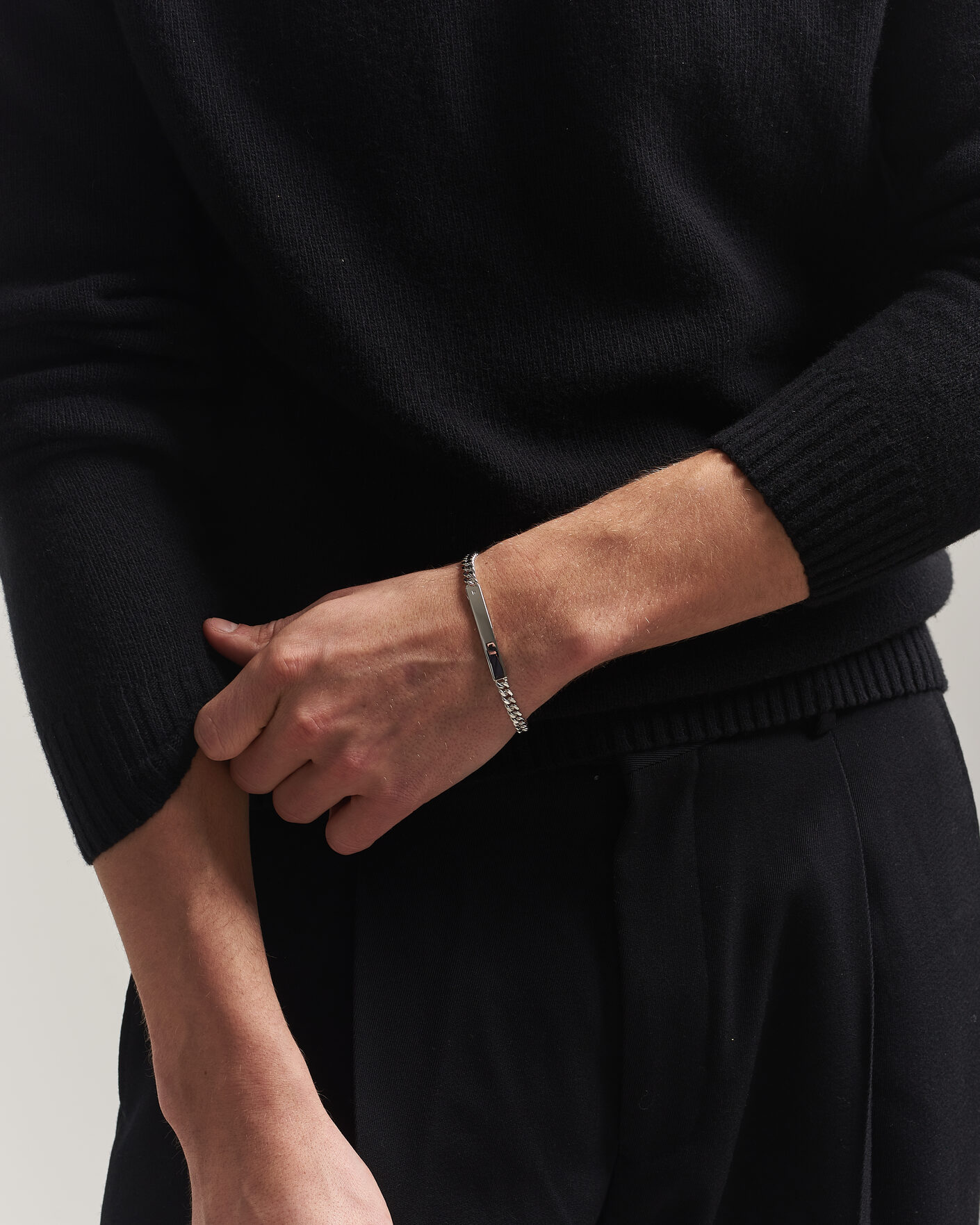 Heren | Sieraden | Tom Wood | ID Bracelet Silver