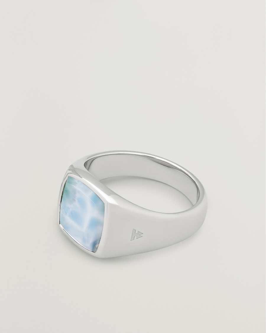 Heren | Sieraden | Tom Wood | Kay Ring Ice Blue Silver