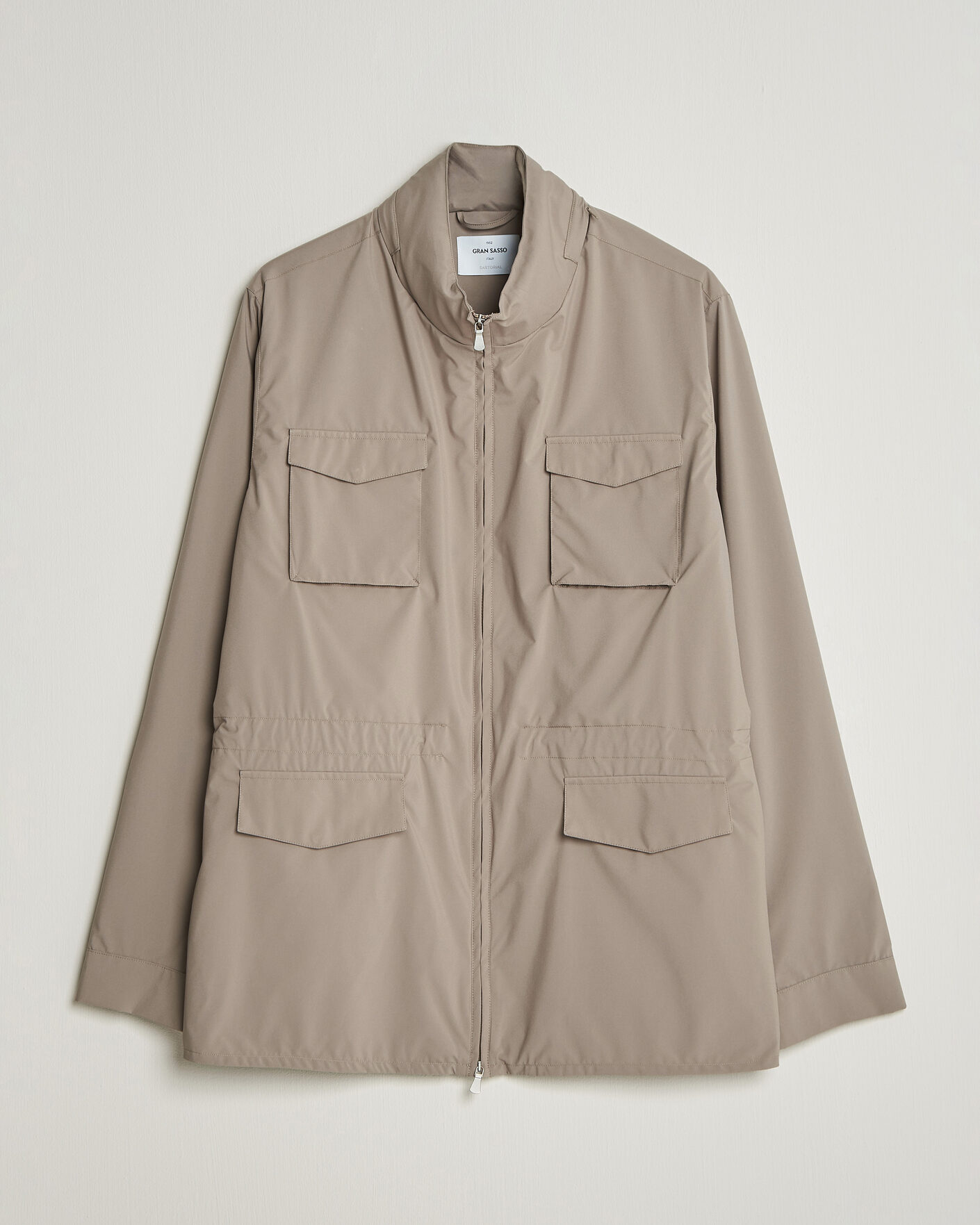 Heren | Jassen | Gran Sasso | Nylon Field Jacket Beige