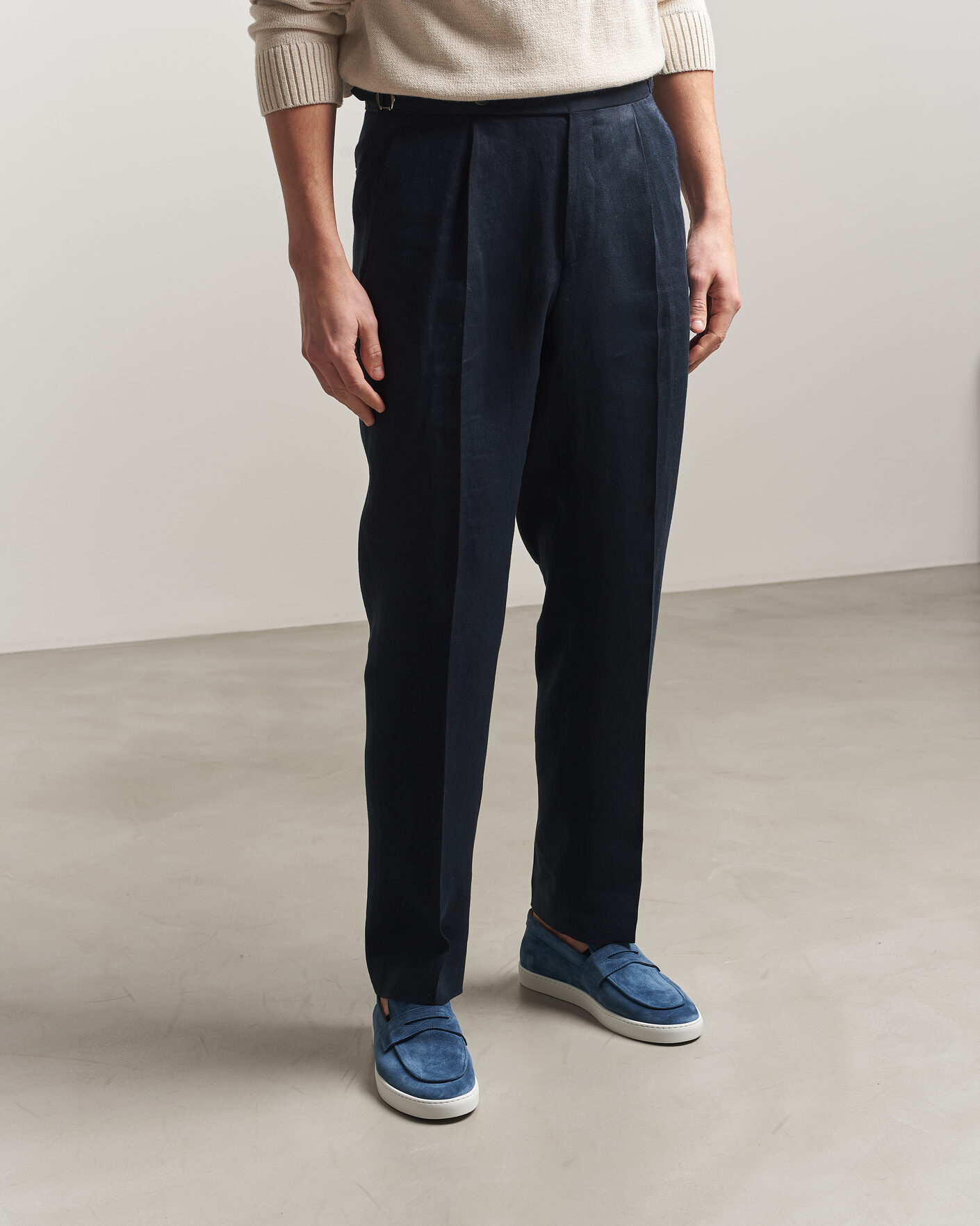 Heren | Instappers | Fliteless | Suede Penny Sneaker Ocean