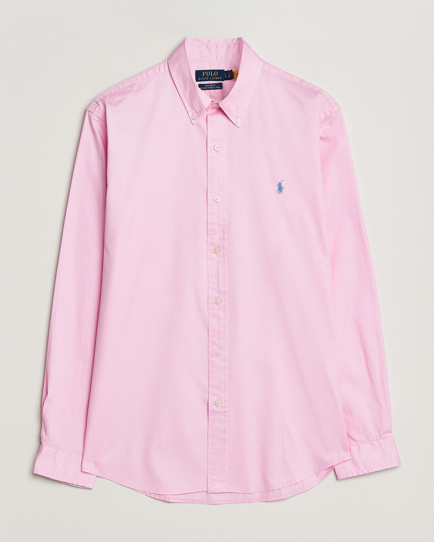 Heren | Overhemden | Polo Ralph Lauren | Custom Fit Garment Twill Shirt Carmel Pink
