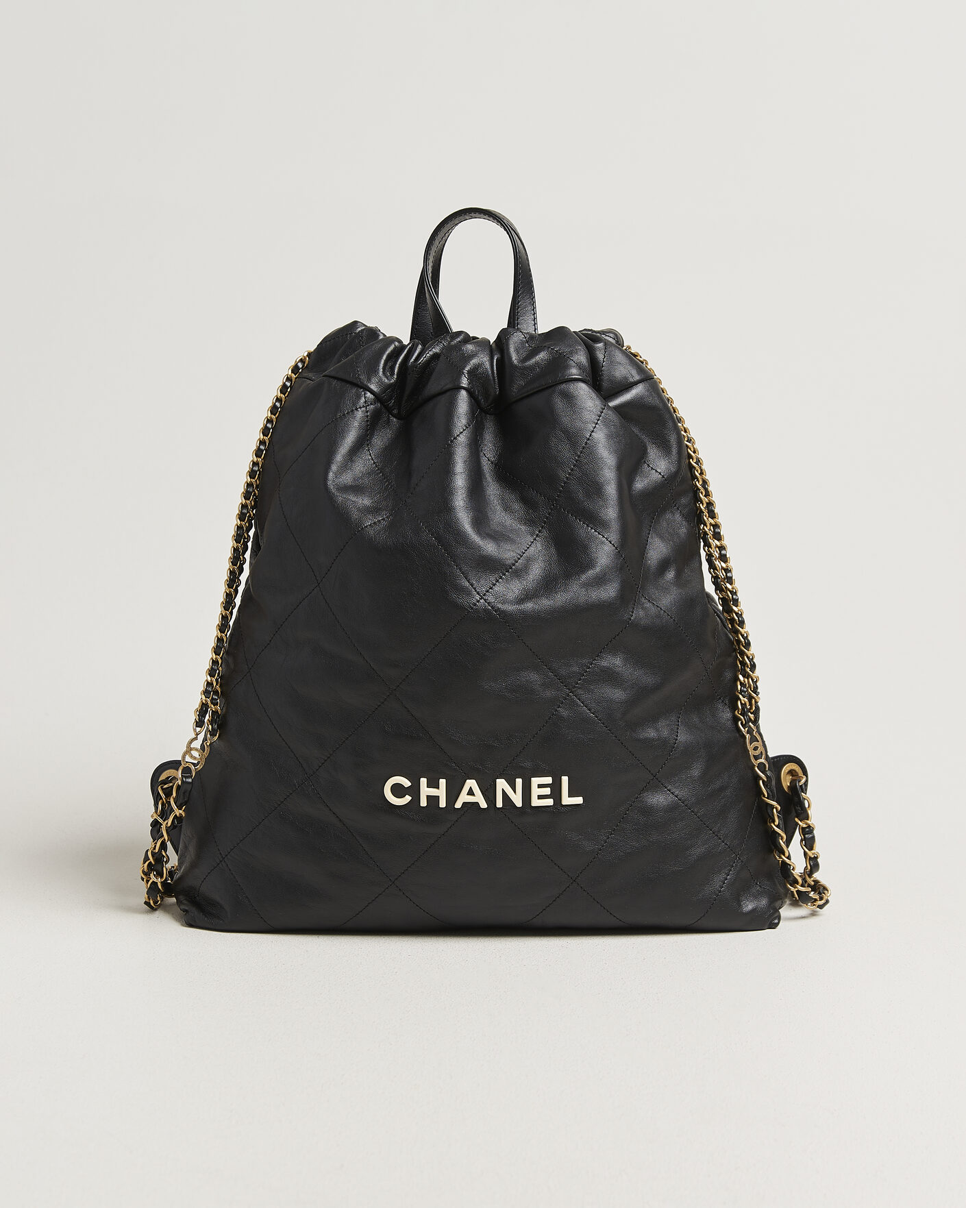 Heren | Pre-Owned & Vintage Bags | Chanel Pre-Owned | Chanel 22 Backpack Black Black