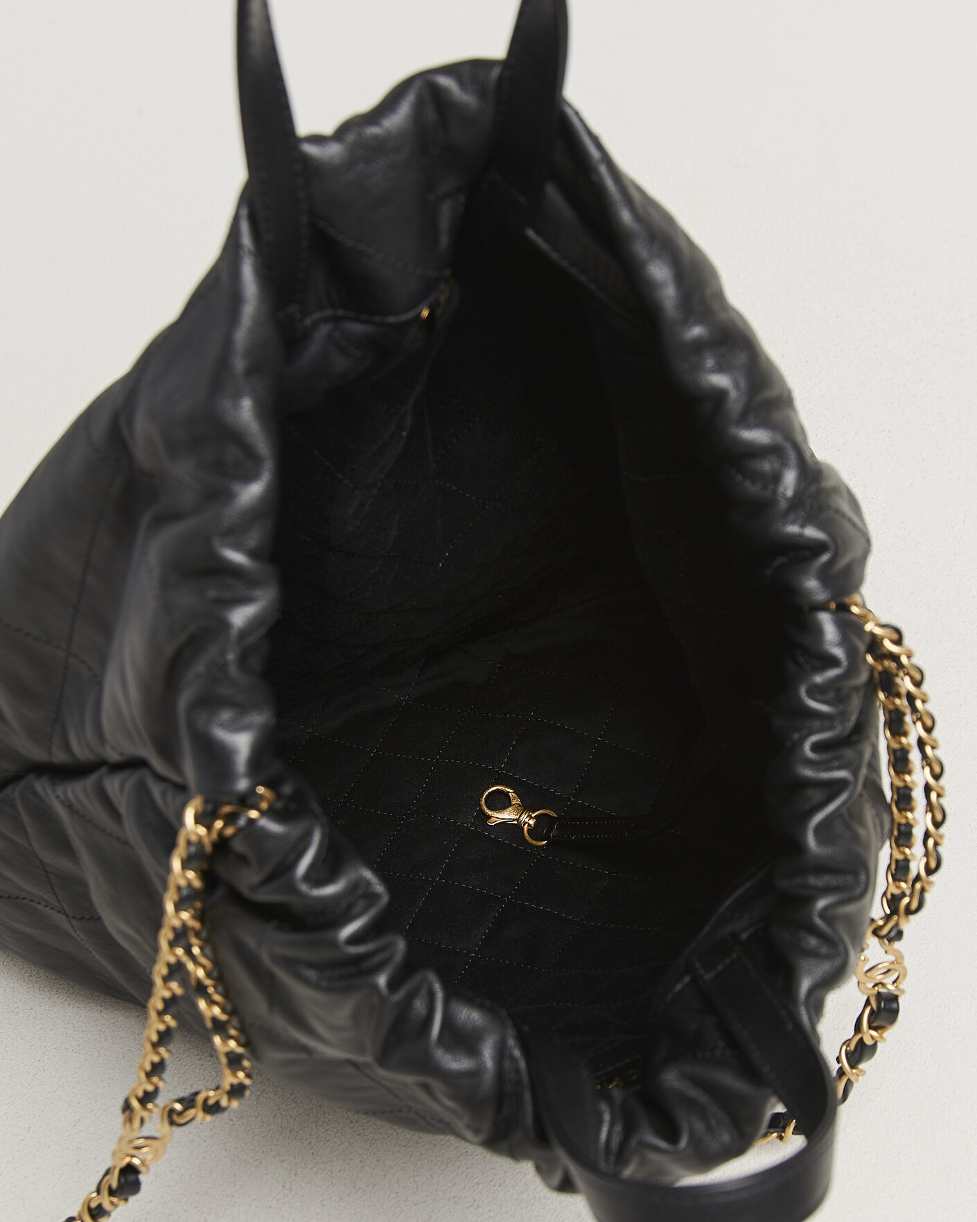 Heren | Pre-Owned & Vintage Bags | Chanel Pre-Owned | Chanel 22 Backpack Black Black