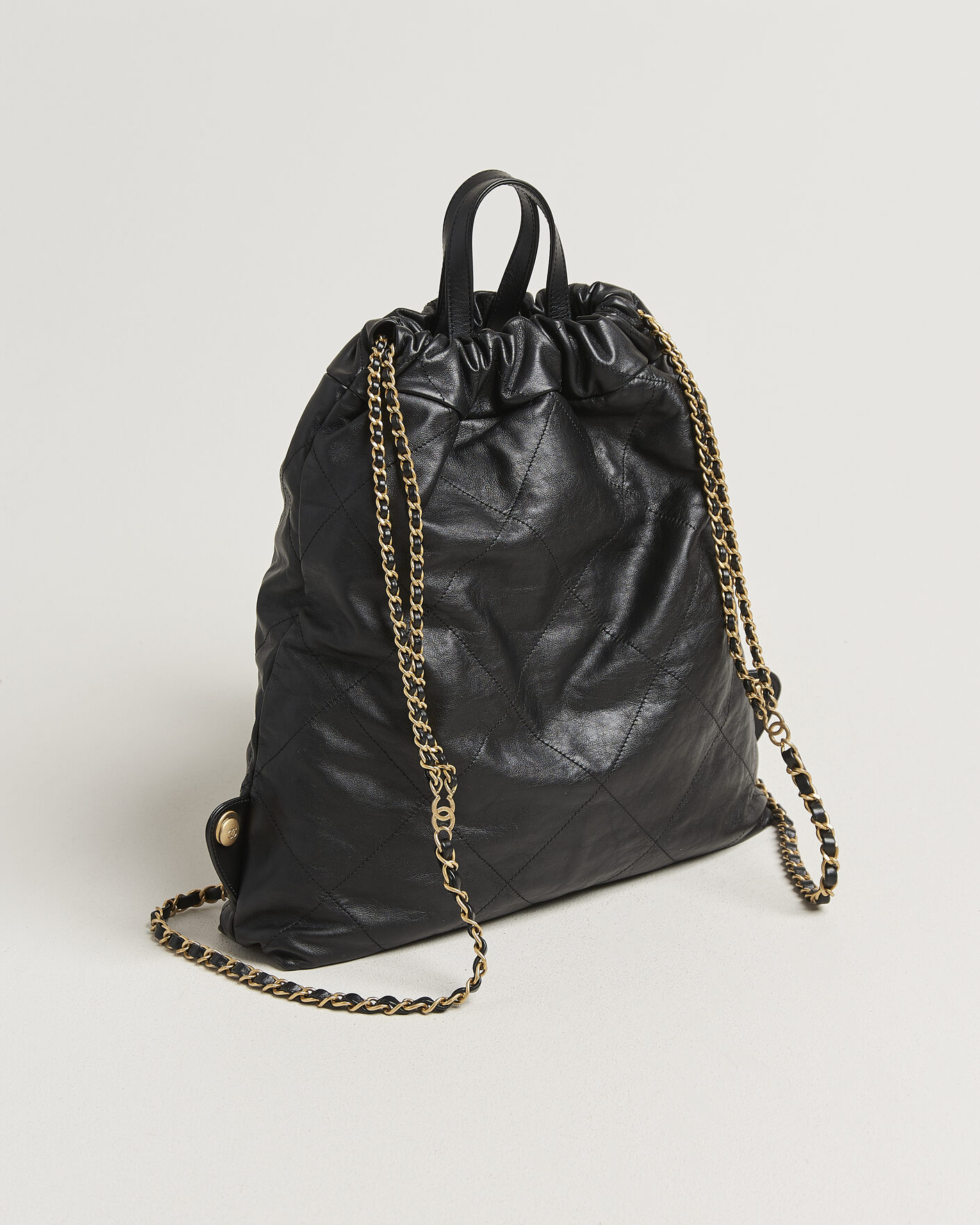 Heren | Pre-Owned & Vintage Bags | Chanel Pre-Owned | Chanel 22 Backpack Black Black