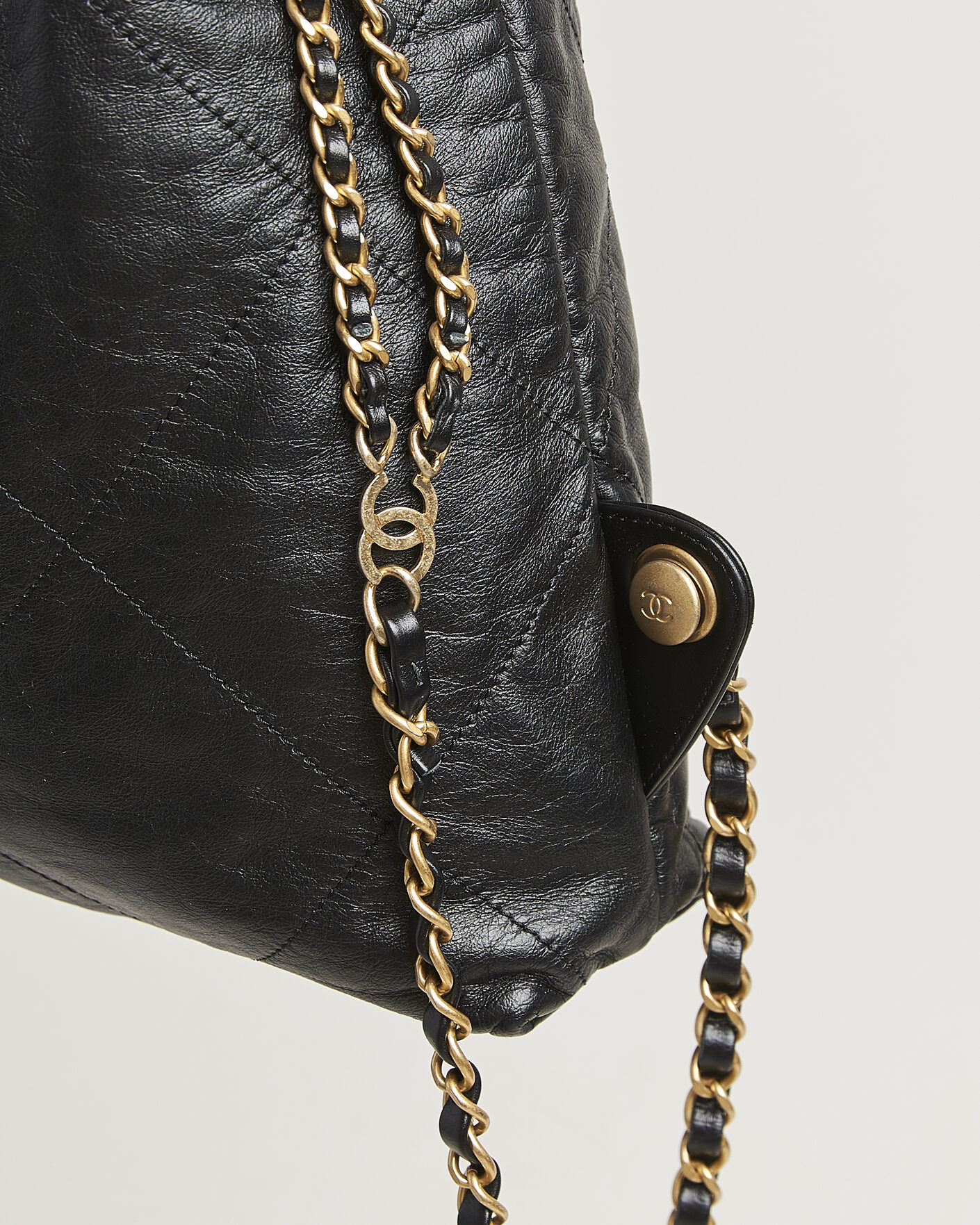 Heren | Pre-Owned & Vintage Bags | Chanel Pre-Owned | Chanel 22 Backpack Black Black