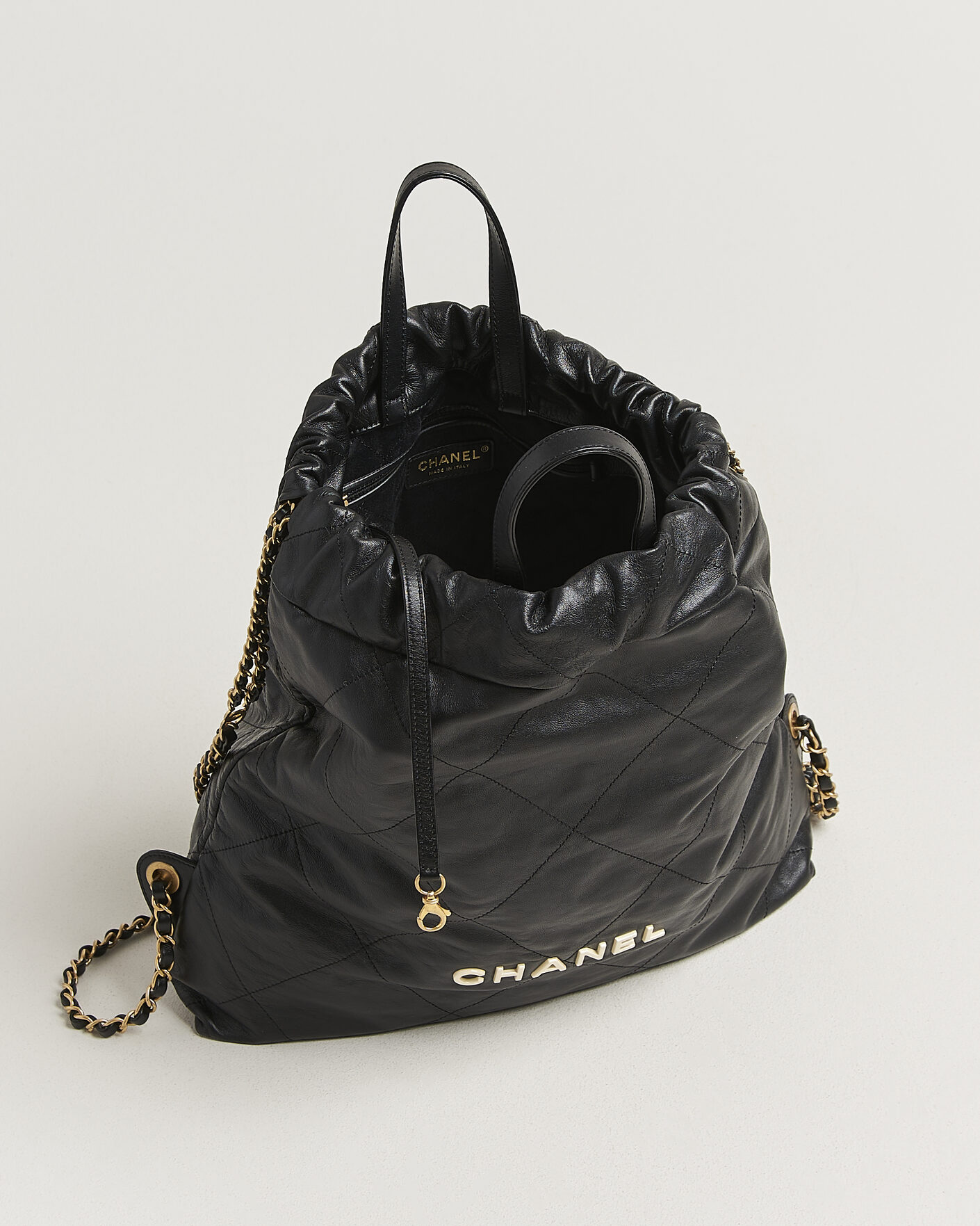 Heren | Pre-Owned & Vintage Bags | Chanel Pre-Owned | Chanel 22 Backpack Black Black