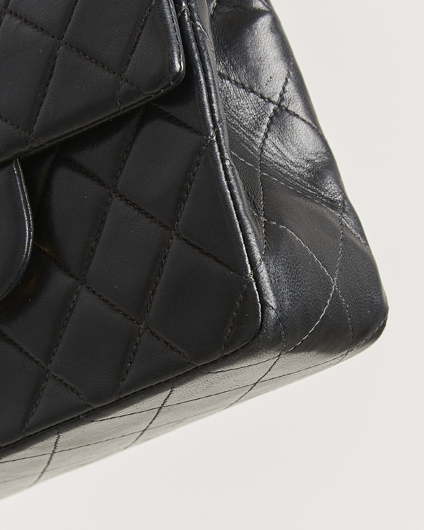 Heren | Pre-Owned & Vintage Bags | Chanel Pre-Owned | Classic Mini Single Flap Square Bag Black