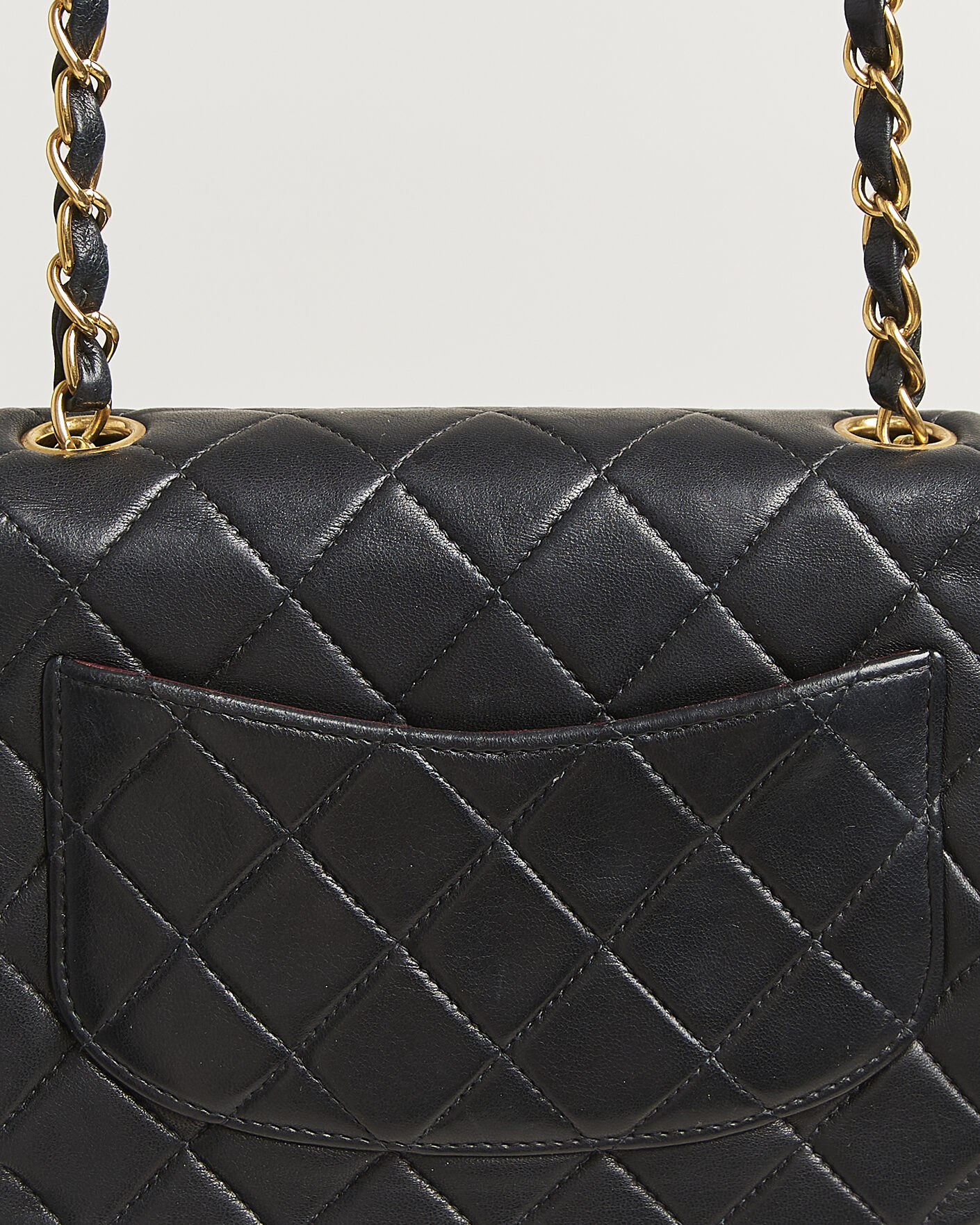 Heren | Pre-Owned & Vintage Bags | Chanel Pre-Owned | Classic Mini Single Flap Square Bag Black