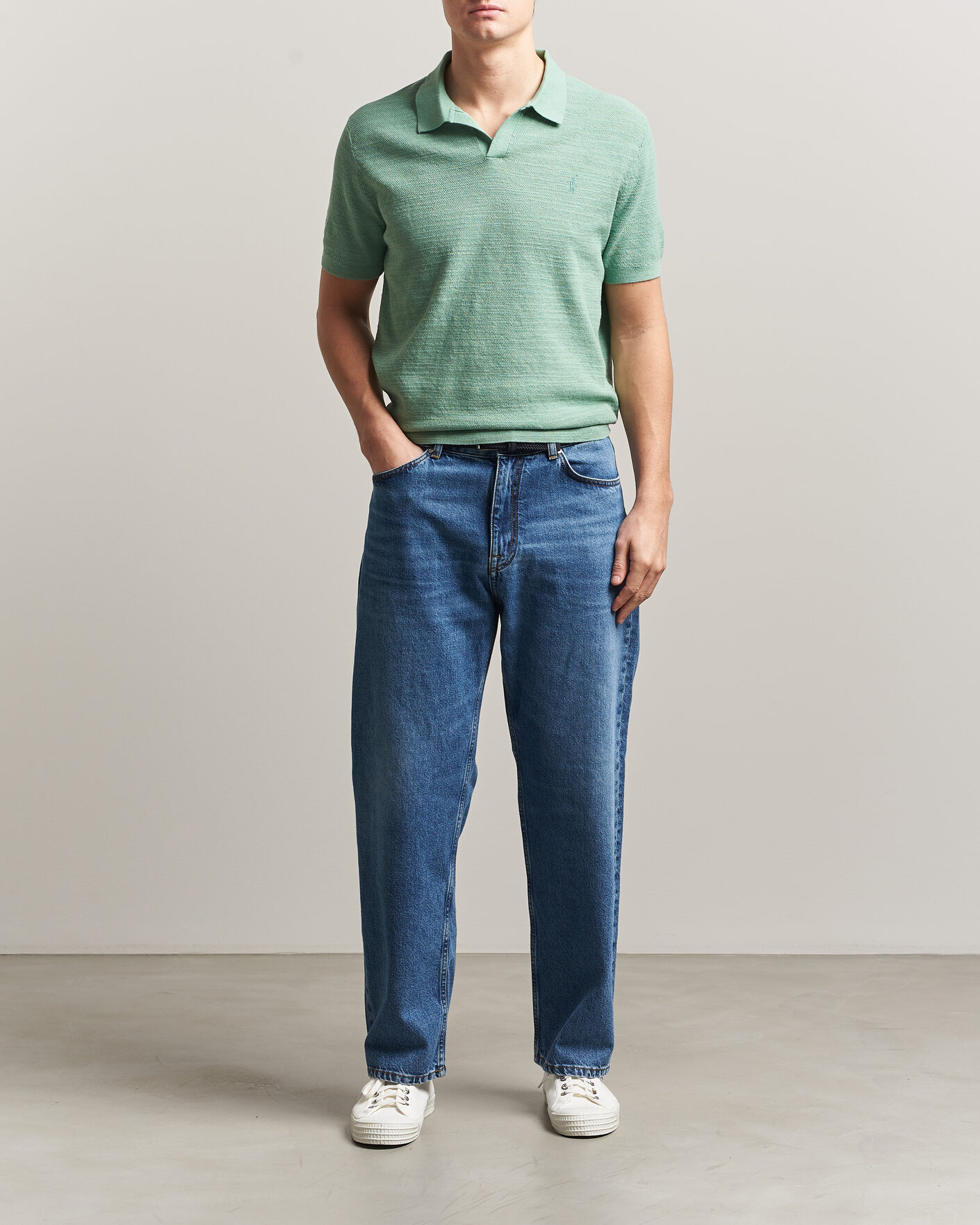 Heren | Polo's | Polo Ralph Lauren | Cotton Blend Polo Faded Mint