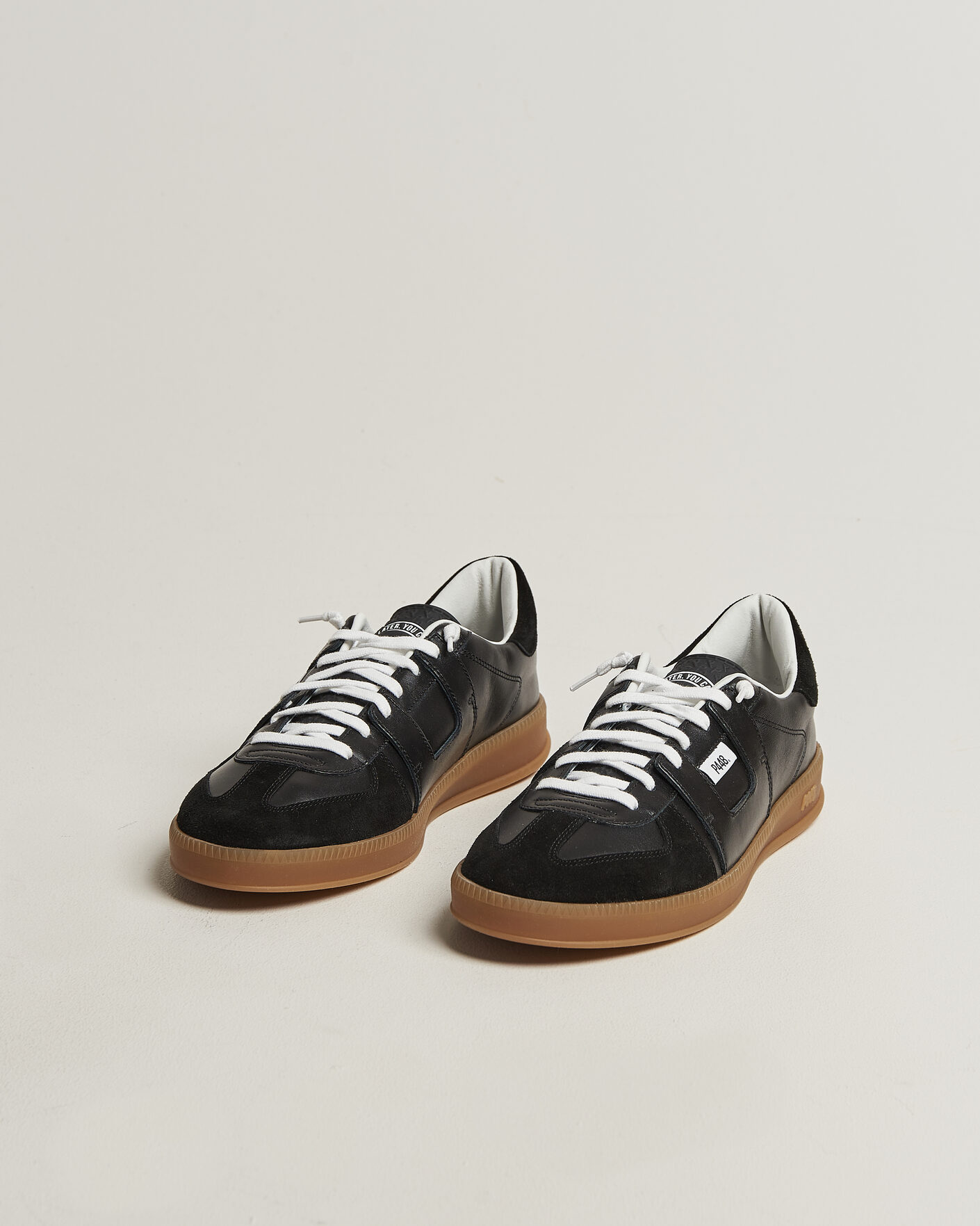 Heren | Sneakers | P448 | Monza Leather/Suede Sneaker Black