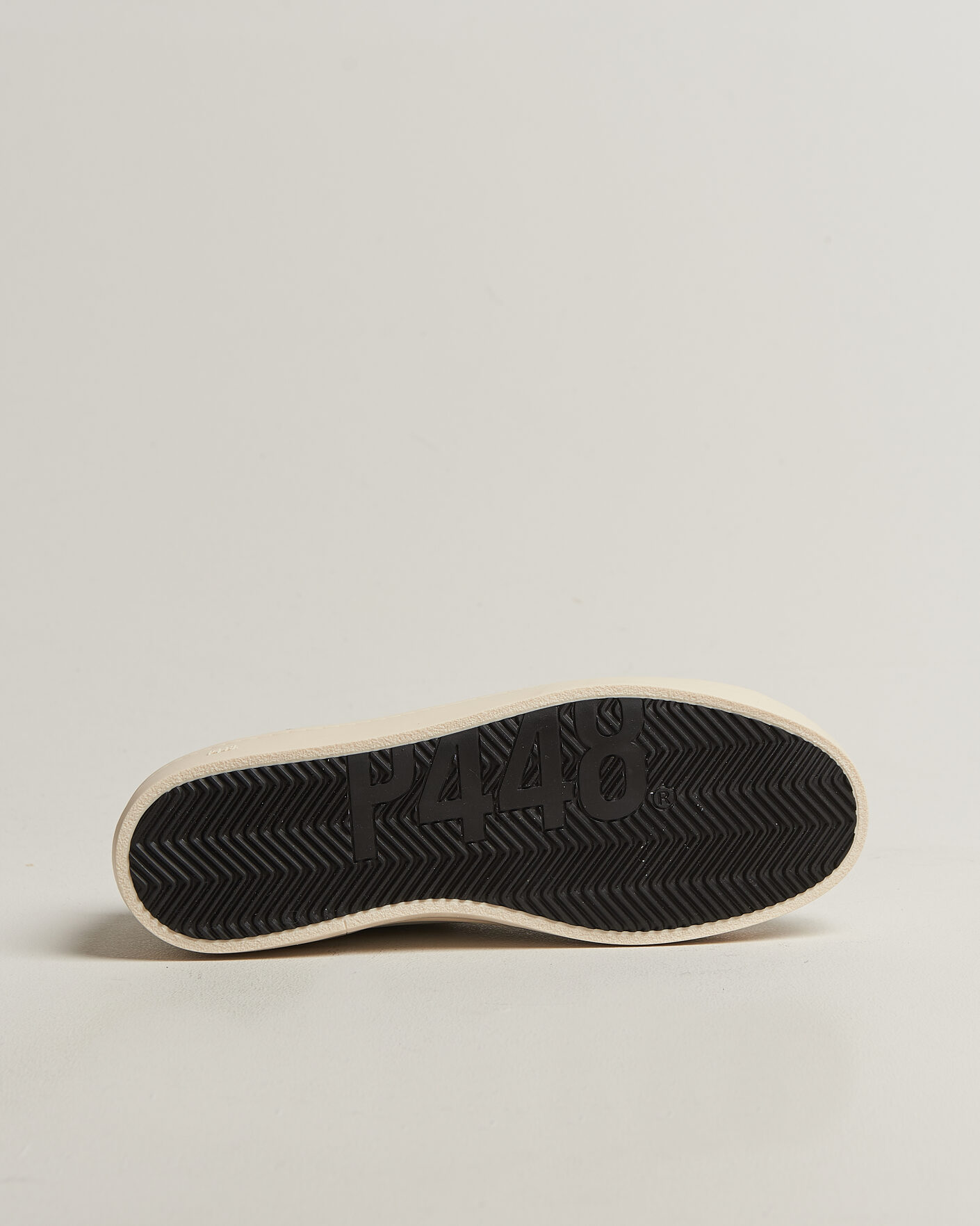 Heren | Sneakers | P448 | John Leather Sneaker White/Black