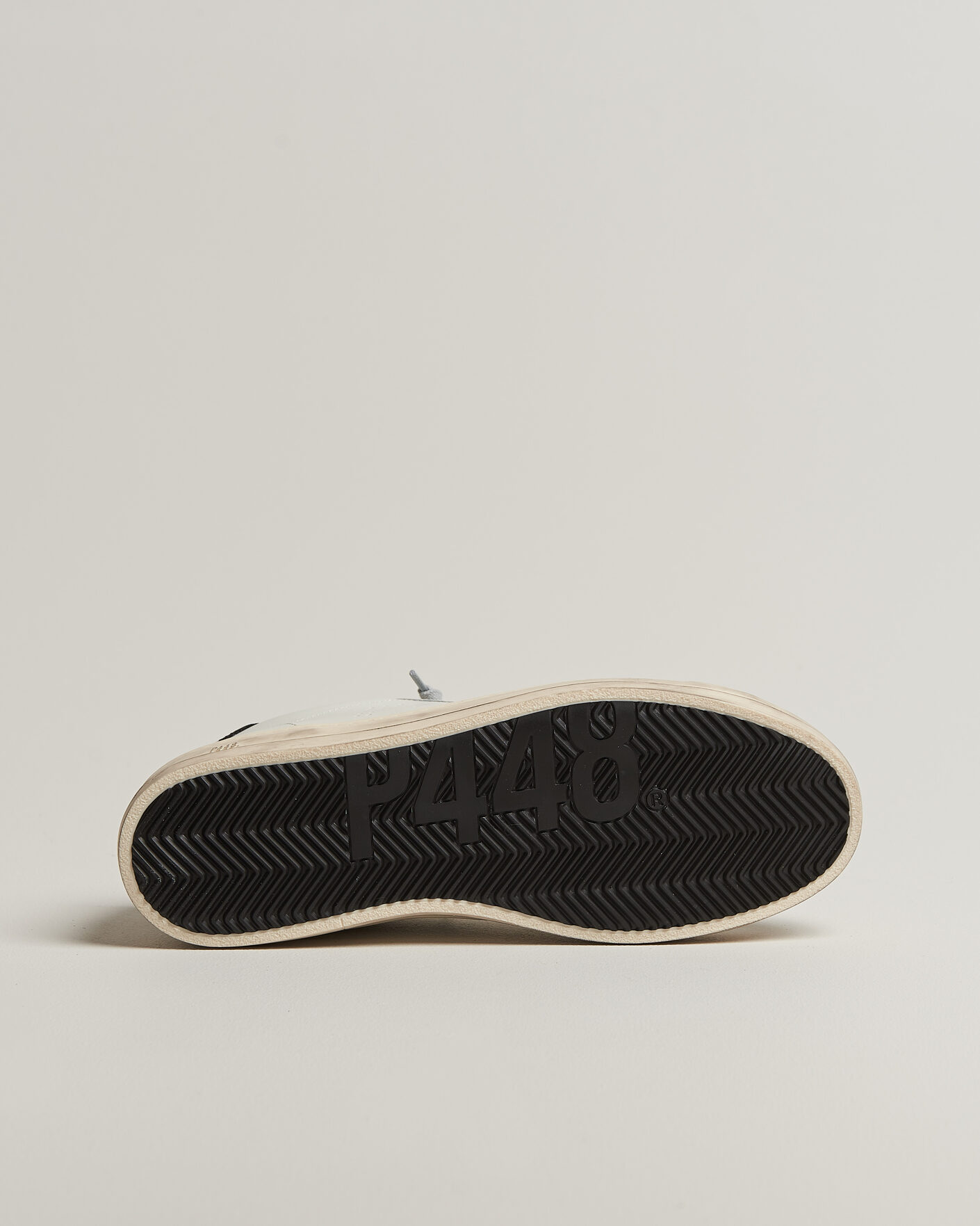 Heren | Sneakers | P448 | John Leather Sneaker White/Olive