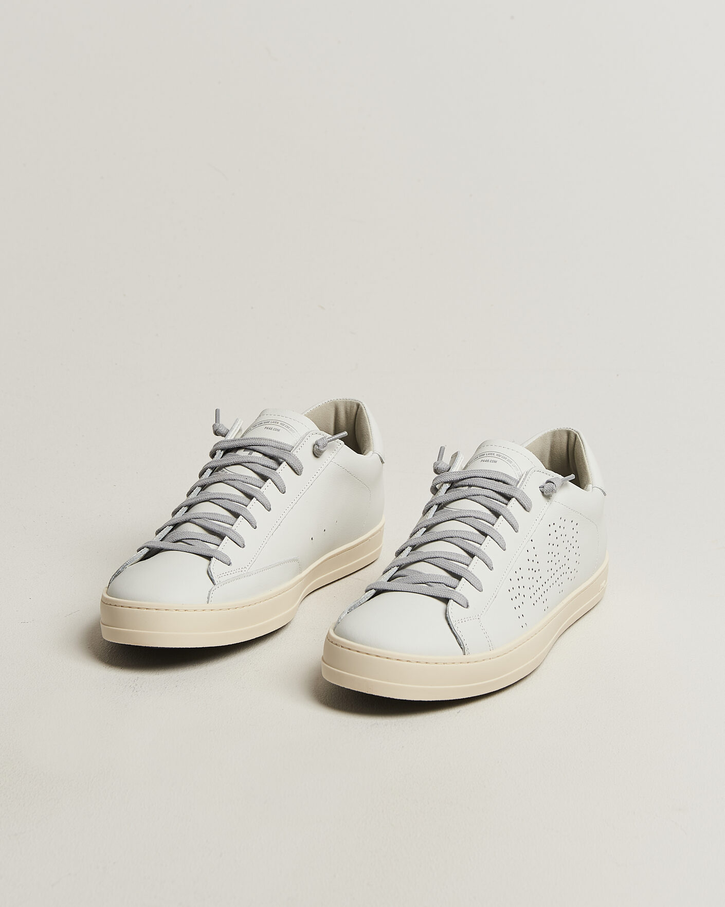 Heren | Sneakers | P448 | John Leather Sneaker White