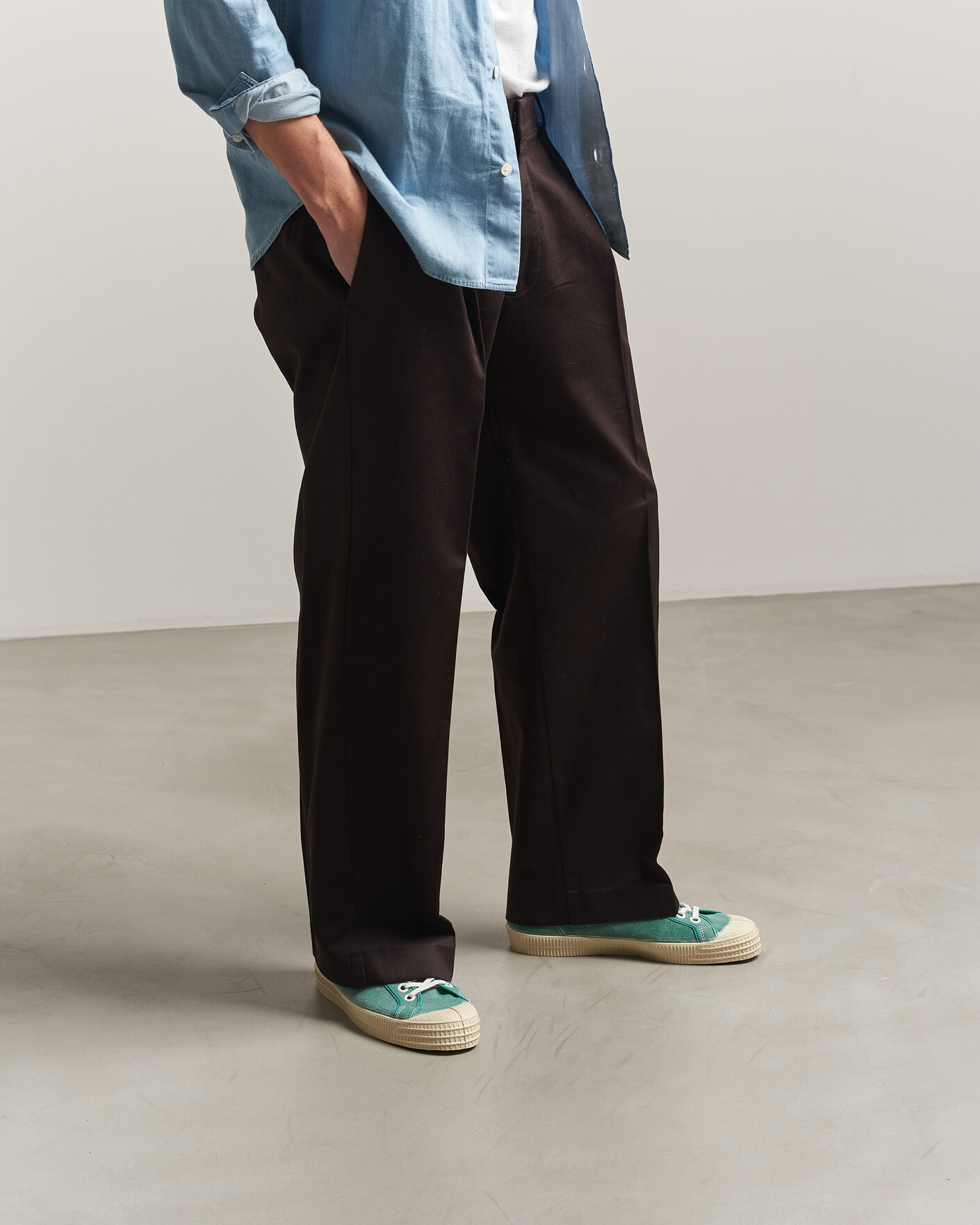Heren | Sneakers | Novesta | Star Master Washed Organic Cotton Sneaker Green