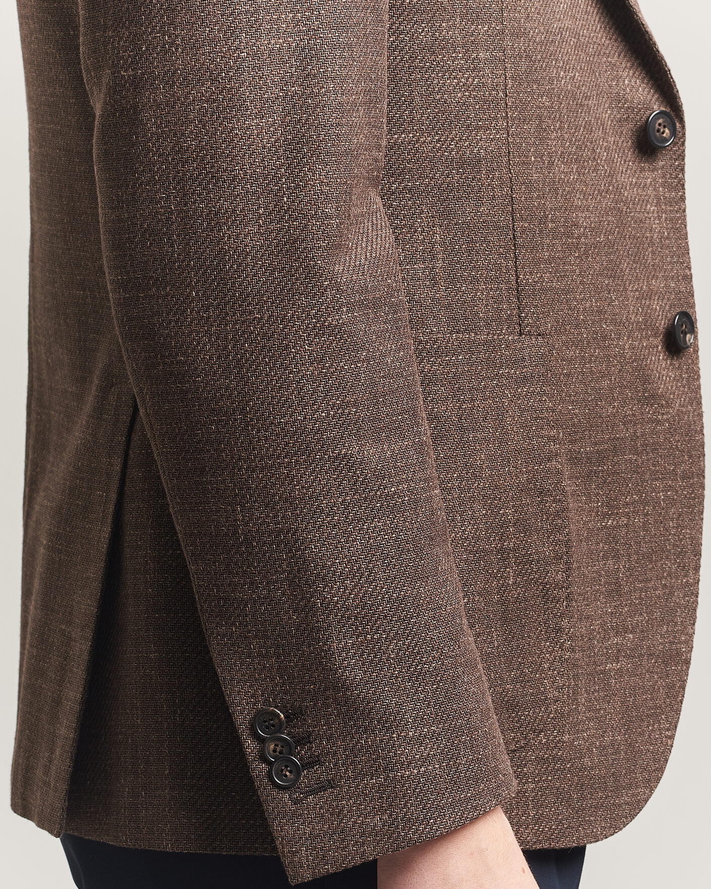 Heren | Blazers | Incotex | Structured Cotton Blazer Dark Brown