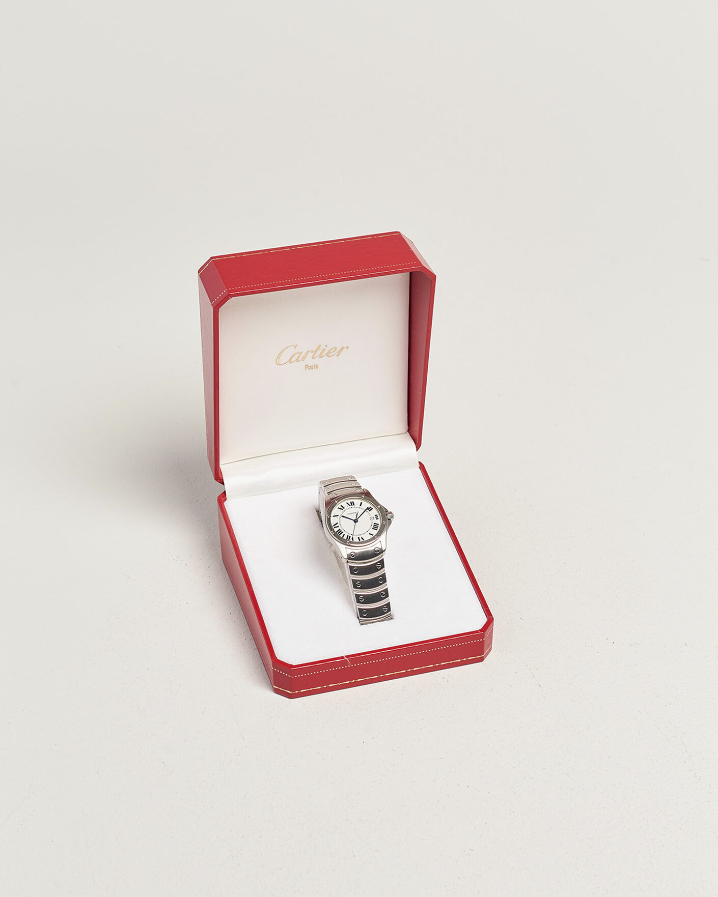 Heren | Cartier Pre-Owned Santos Ronde | Cartier Pre-Owned | Santos Ronde
