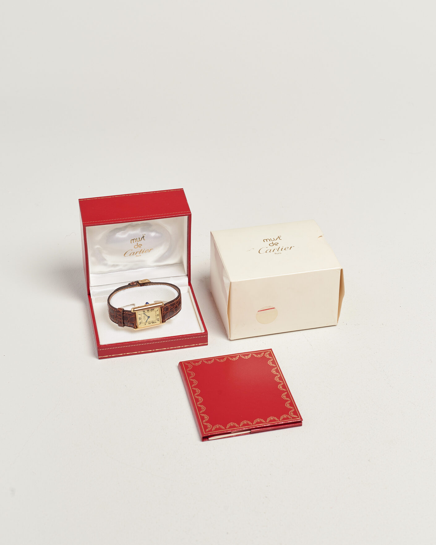 Heren | Pre-Owned & Vintage Watches | Cartier Pre-Owned | Tank Vermeil 