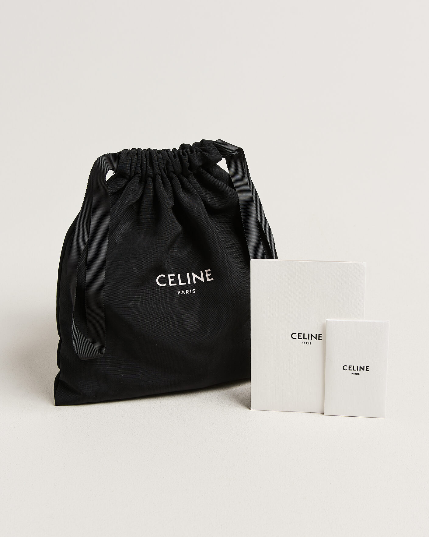 Heren | Pre-Owned & Vintage Bags | Celine Pre-Owned | Trio Bag Small Leather Grey