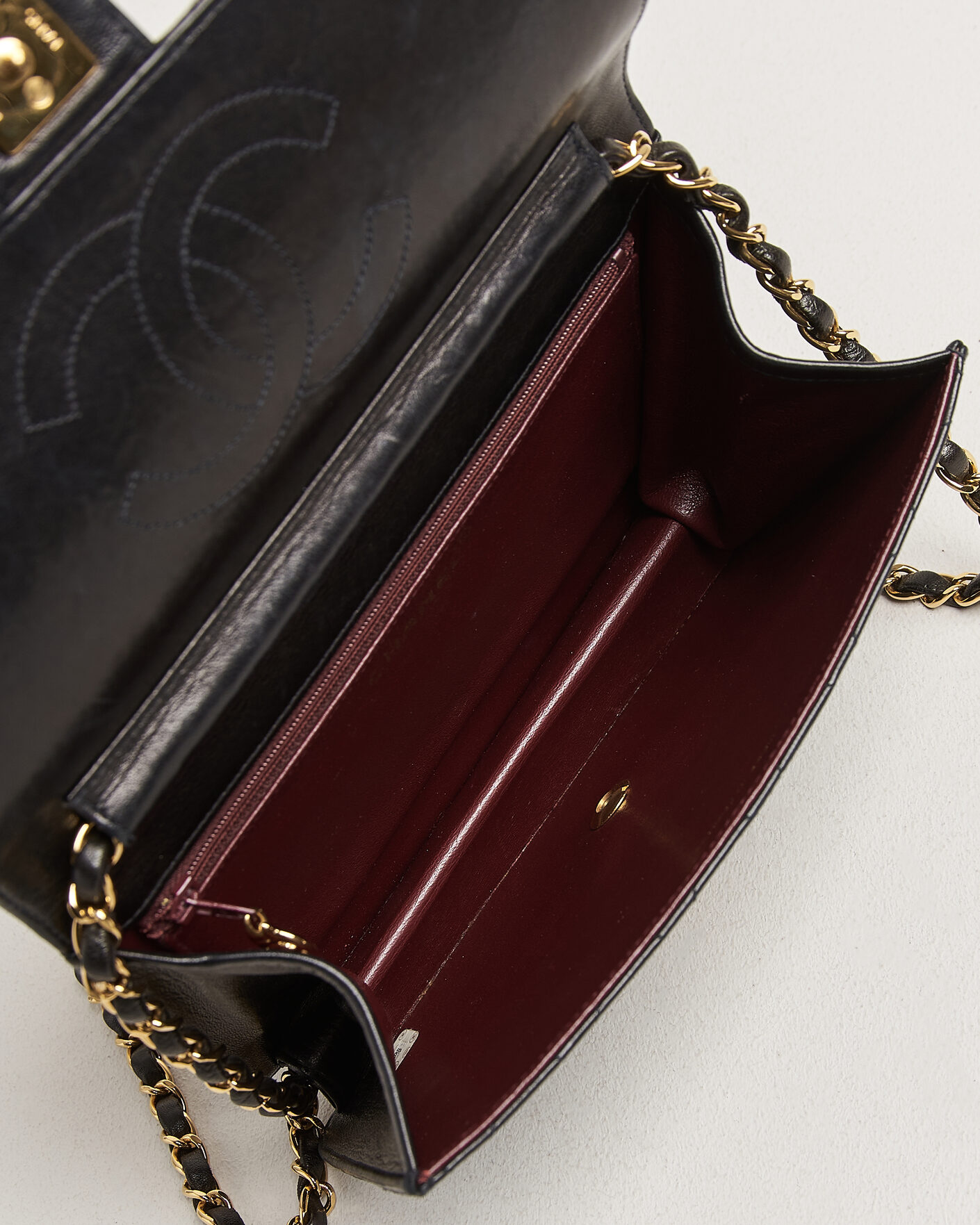 Heren | Pre-Owned & Vintage Bags | Chanel Pre-Owned | Single Flap Bag Black