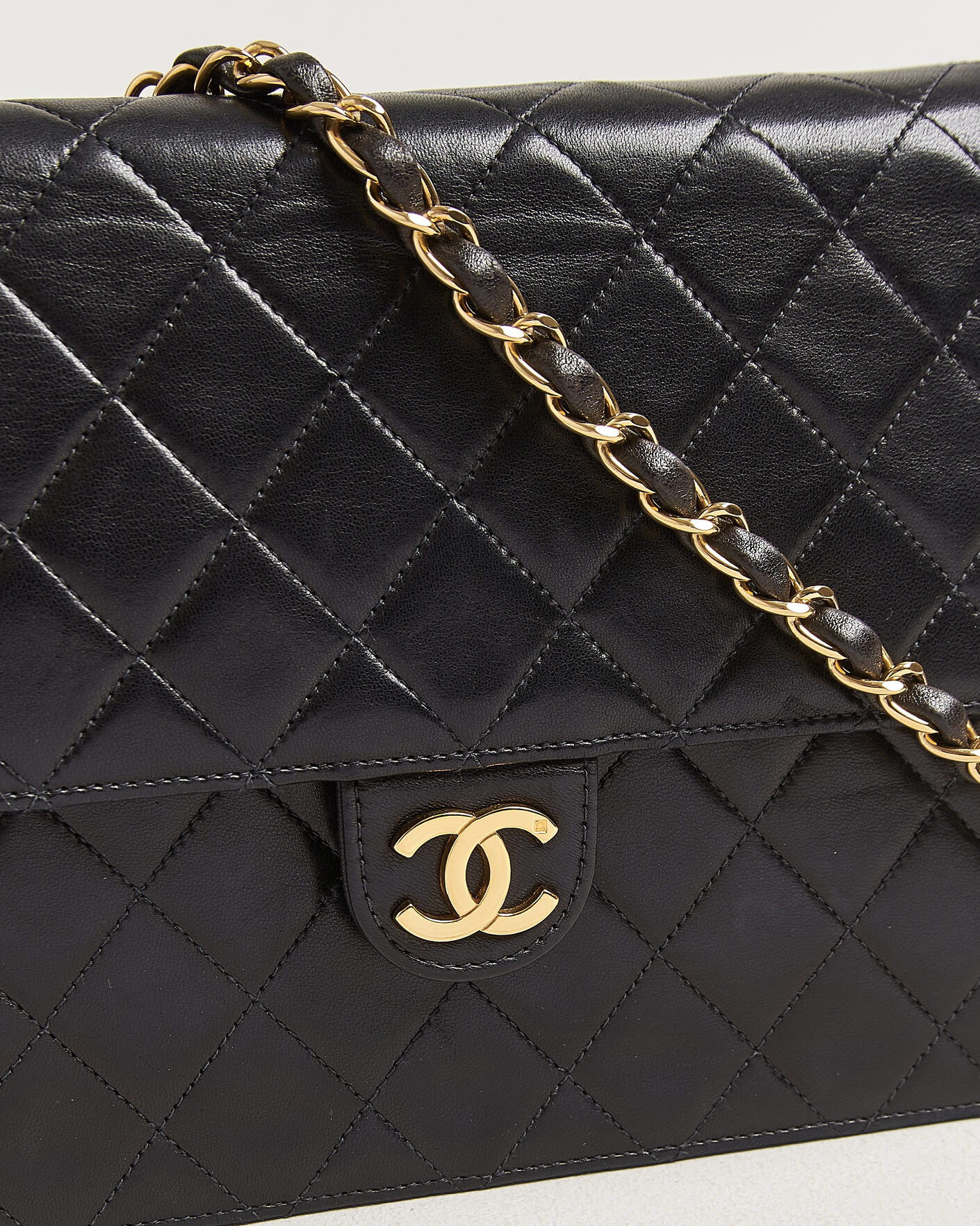 Heren | Pre-Owned & Vintage Bags | Chanel Pre-Owned | Single Flap Bag Black