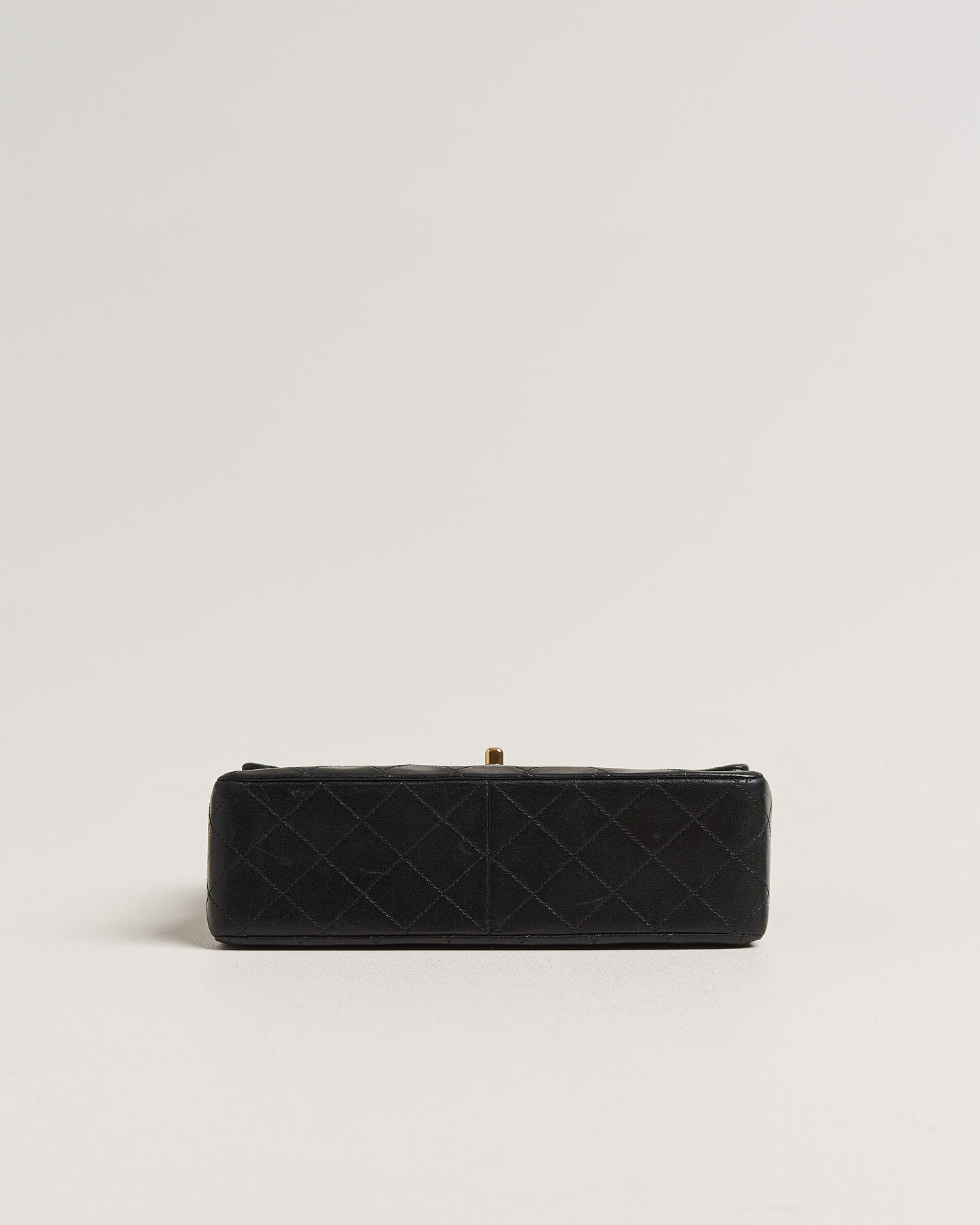 Heren | Pre-Owned & Vintage Bags | Chanel Pre-Owned | Classic Medium Square Double Flap Bag Lambskin Black