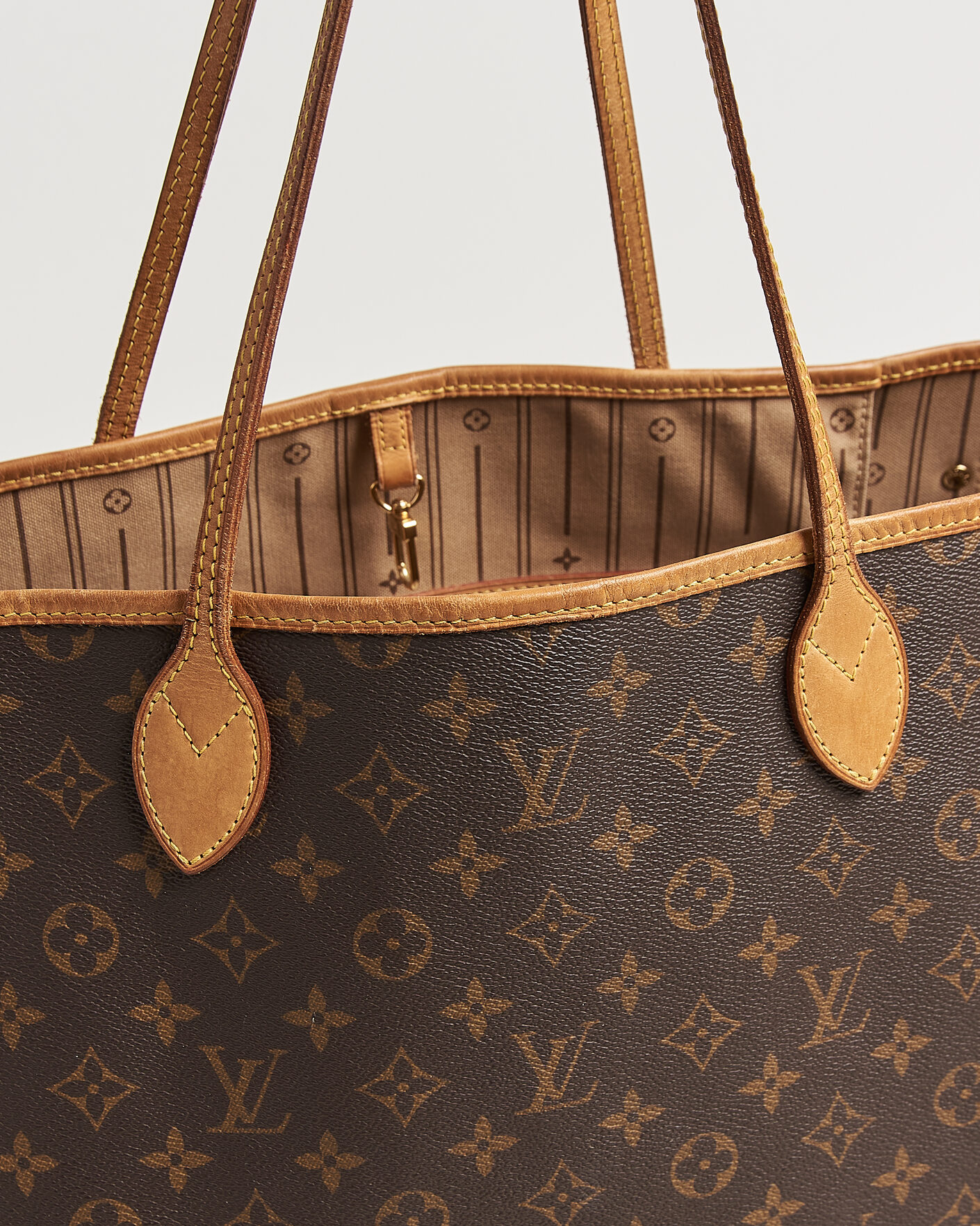 Heren | Pre-Owned & Vintage Bags | Louis Vuitton Pre-Owned | Neverfull GM Monogram