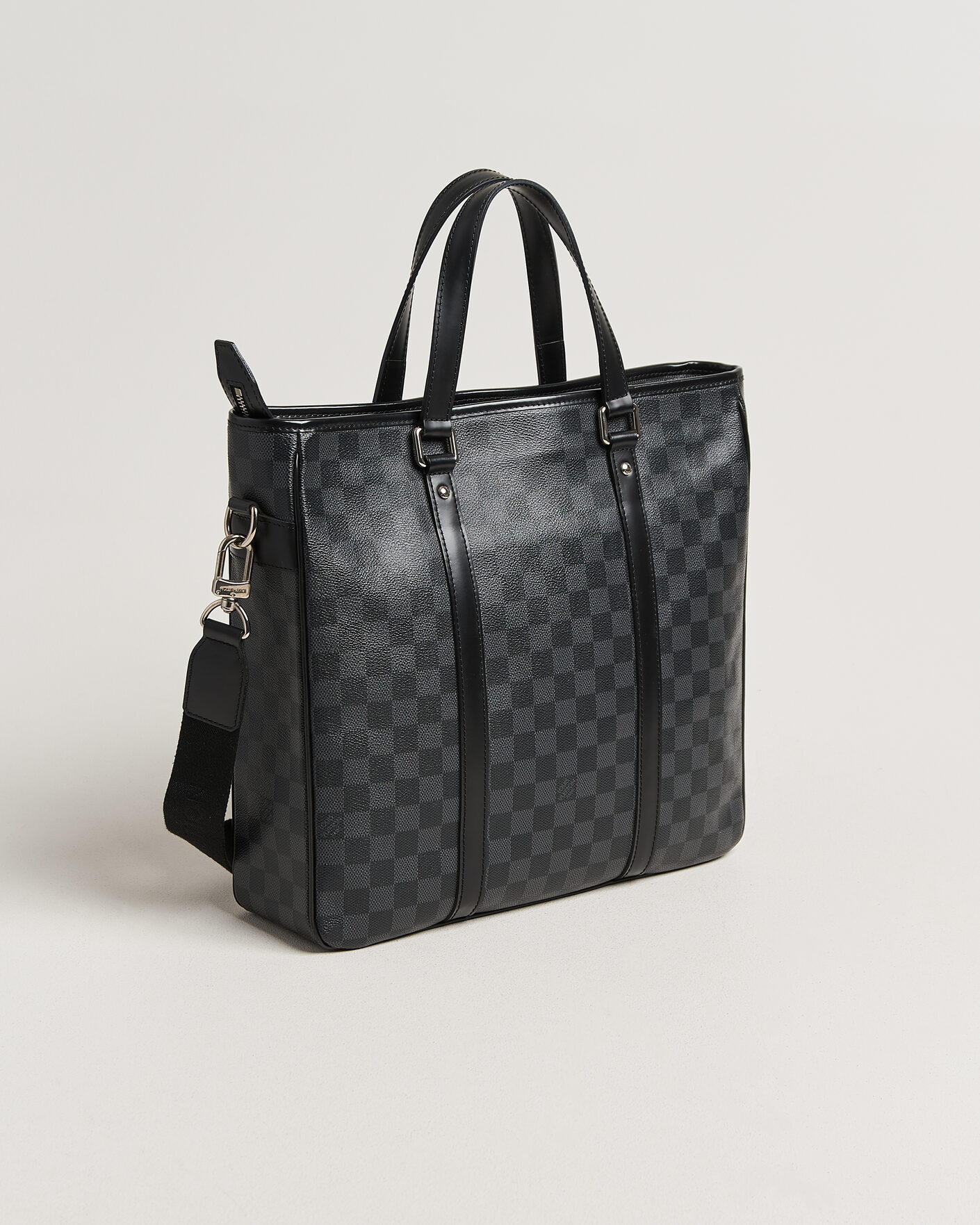 Heren | Pre-Owned & Vintage Bags | Louis Vuitton Pre-Owned | Tadao Tote bag PM Damier Graphite