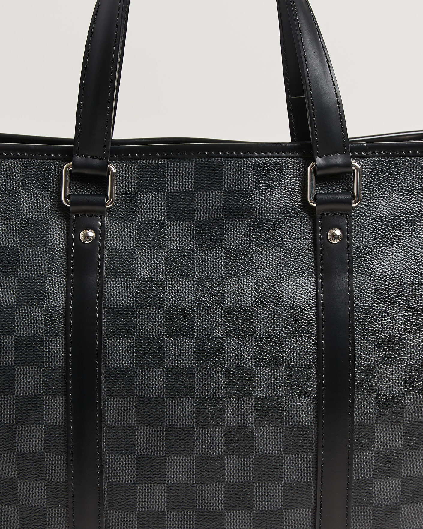 Heren | Pre-Owned & Vintage Bags | Louis Vuitton Pre-Owned | Tadao Tote bag PM Damier Graphite